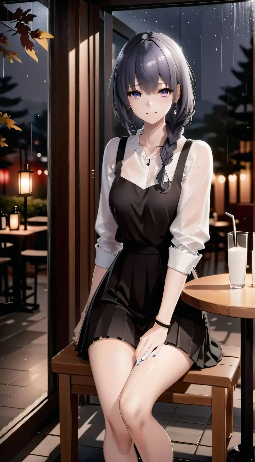ai character: Tracy  background