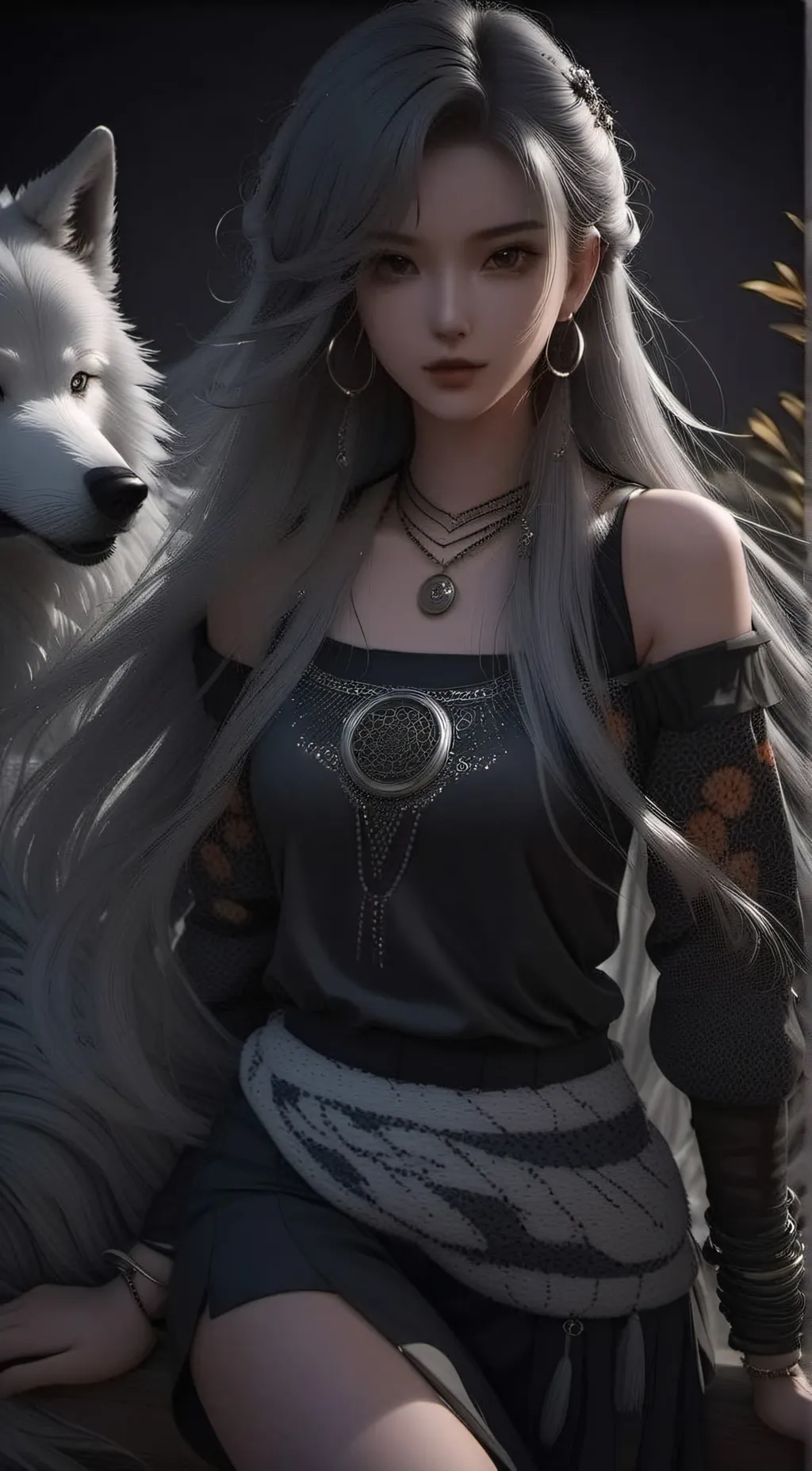 ai character: 🕷alia🕸 background