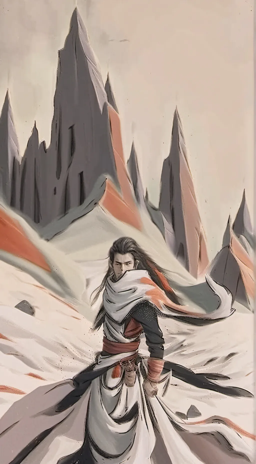 ai character: HH CATCHED U background