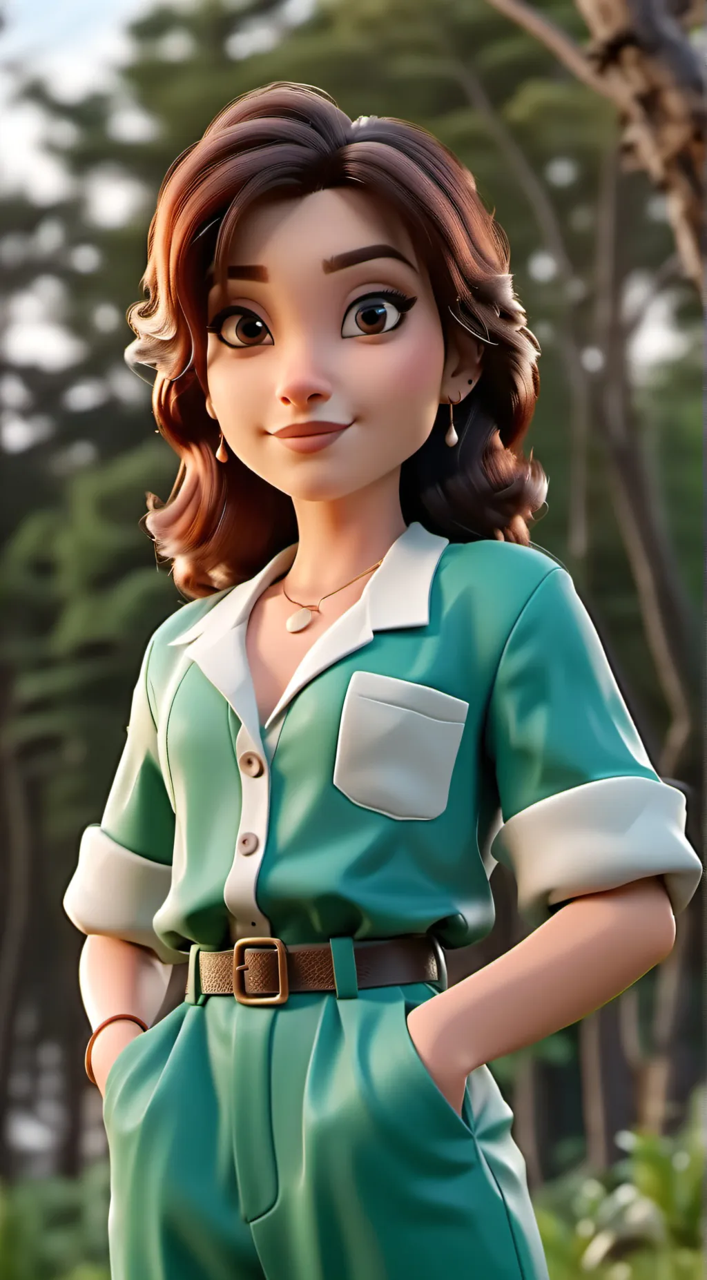 ai character: Your mom Maddie  background