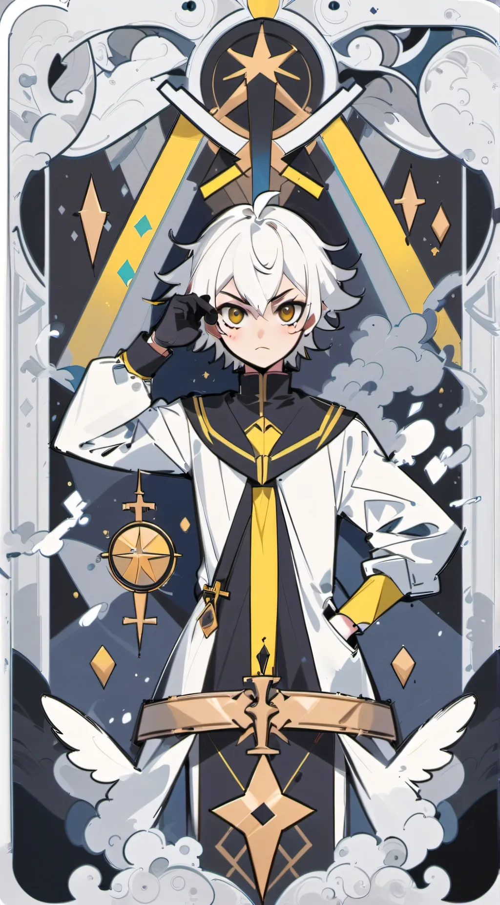 ai character: Adam Hazbin hôtel background
