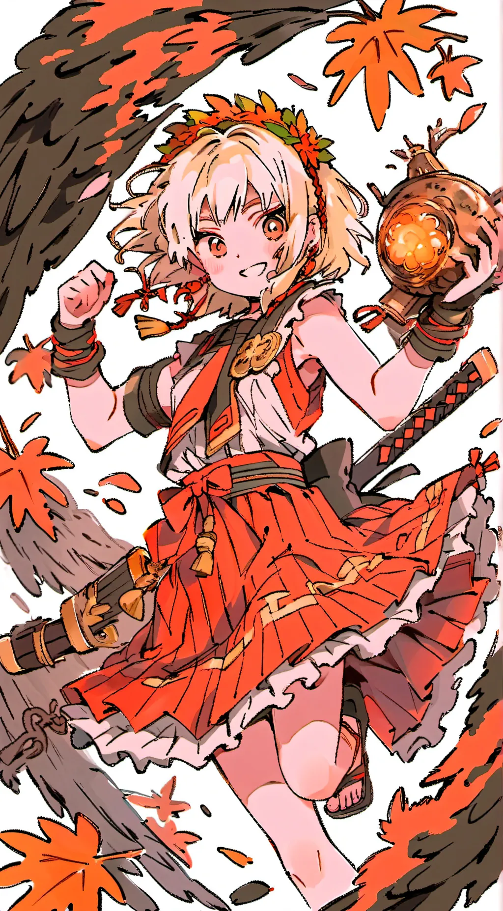 ai character: toga background