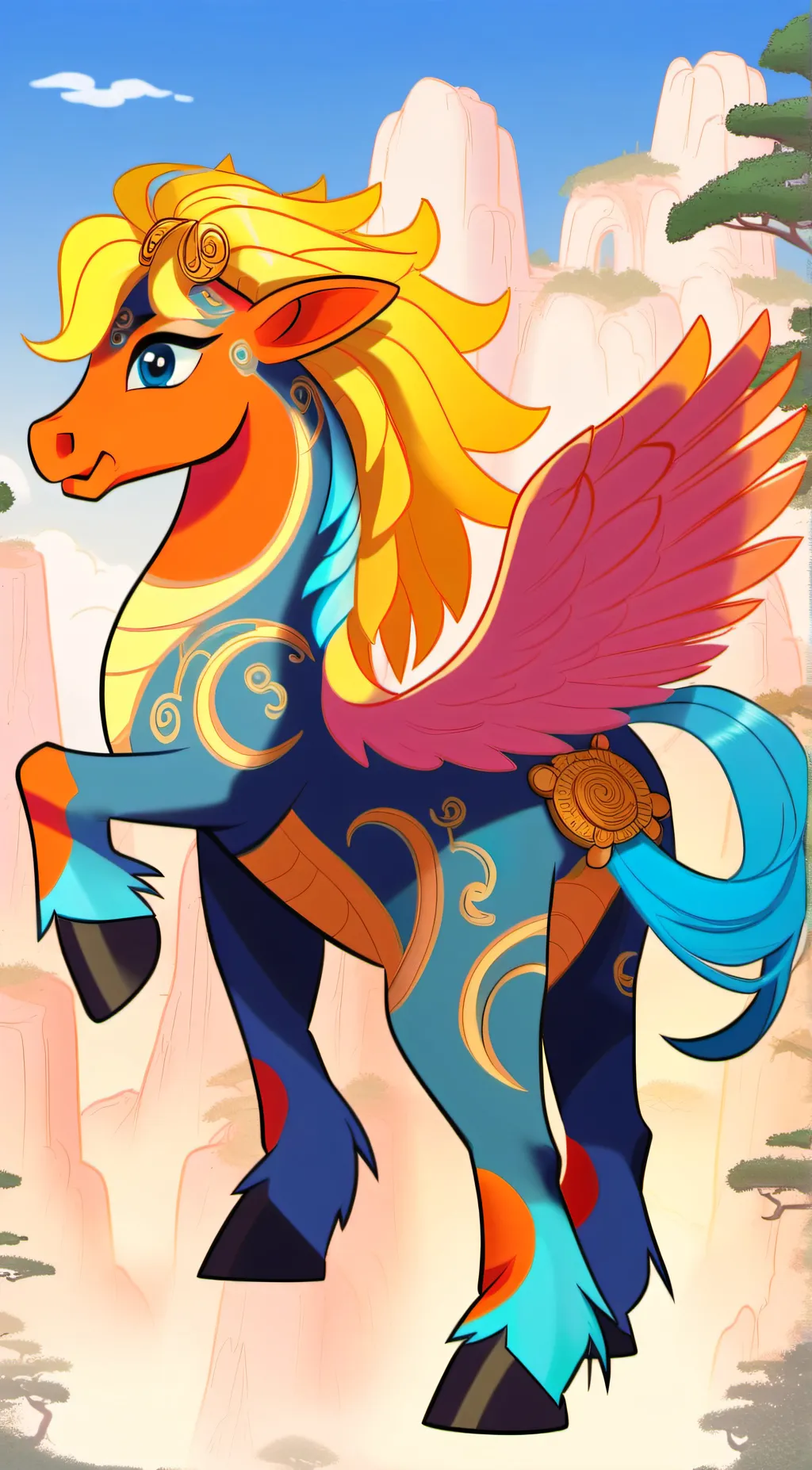 ai character: star venus background
