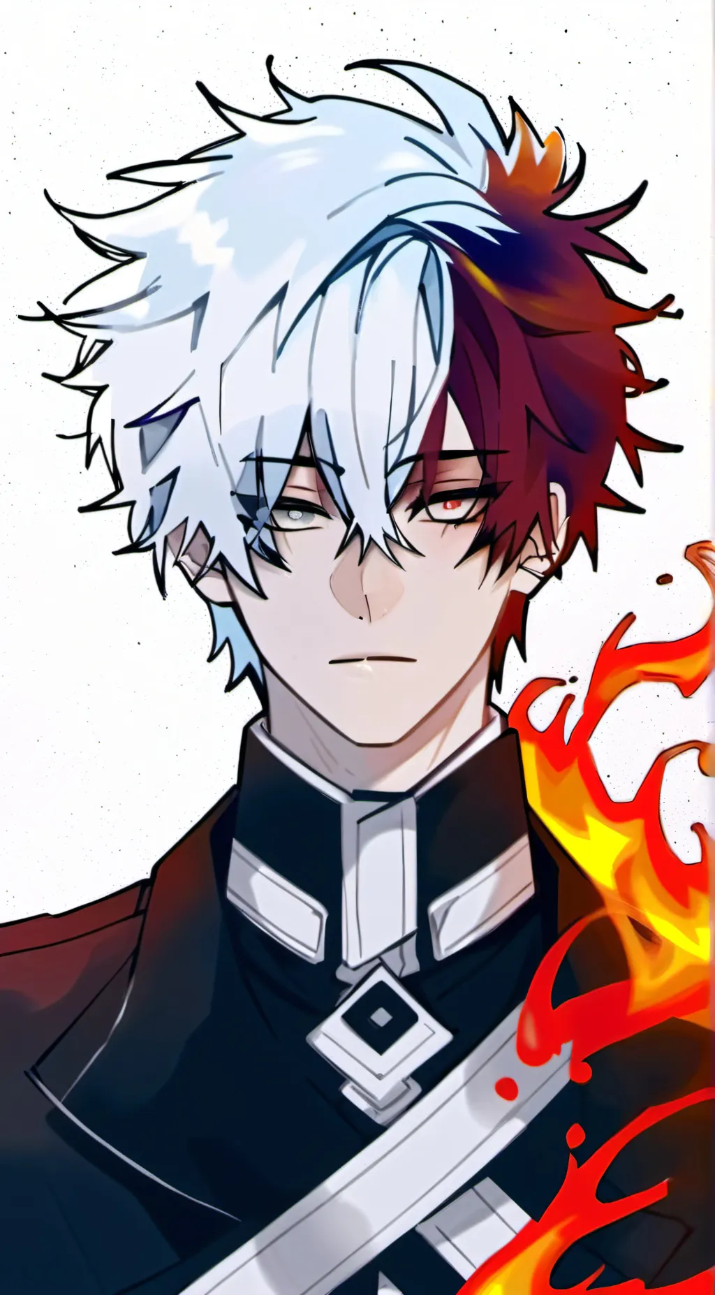 ai character: Todoroki  background