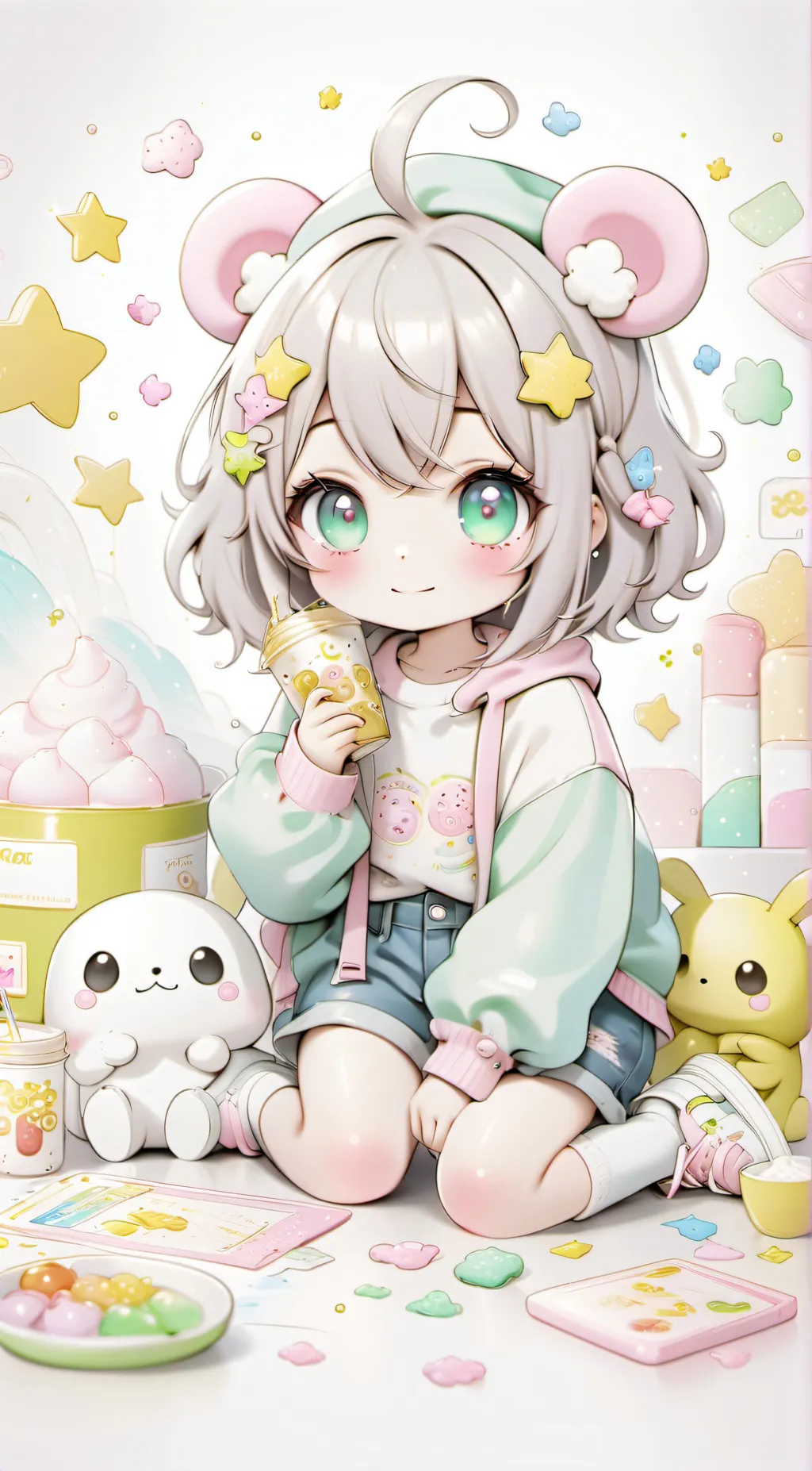 ai character: Me background