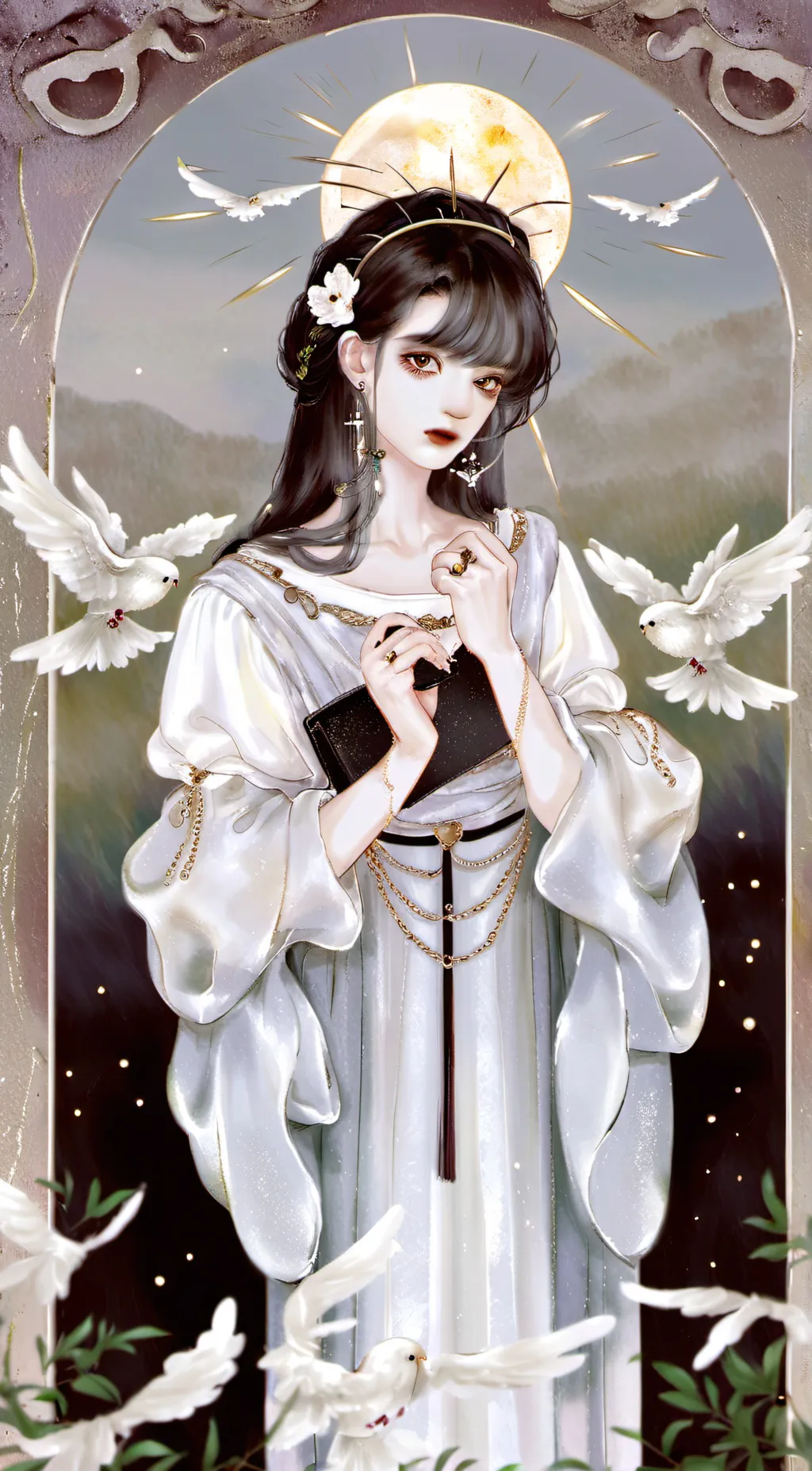 ai character: Athena background