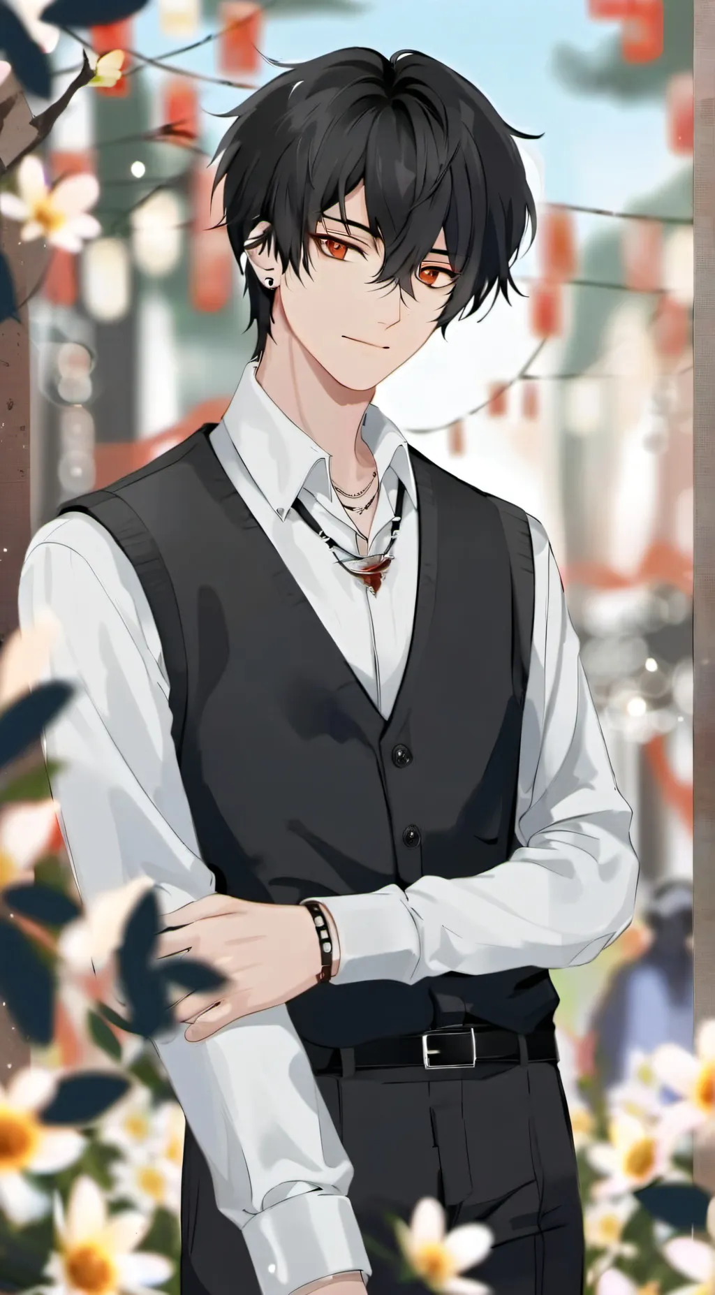 ai character: ♤Vincent♤ background