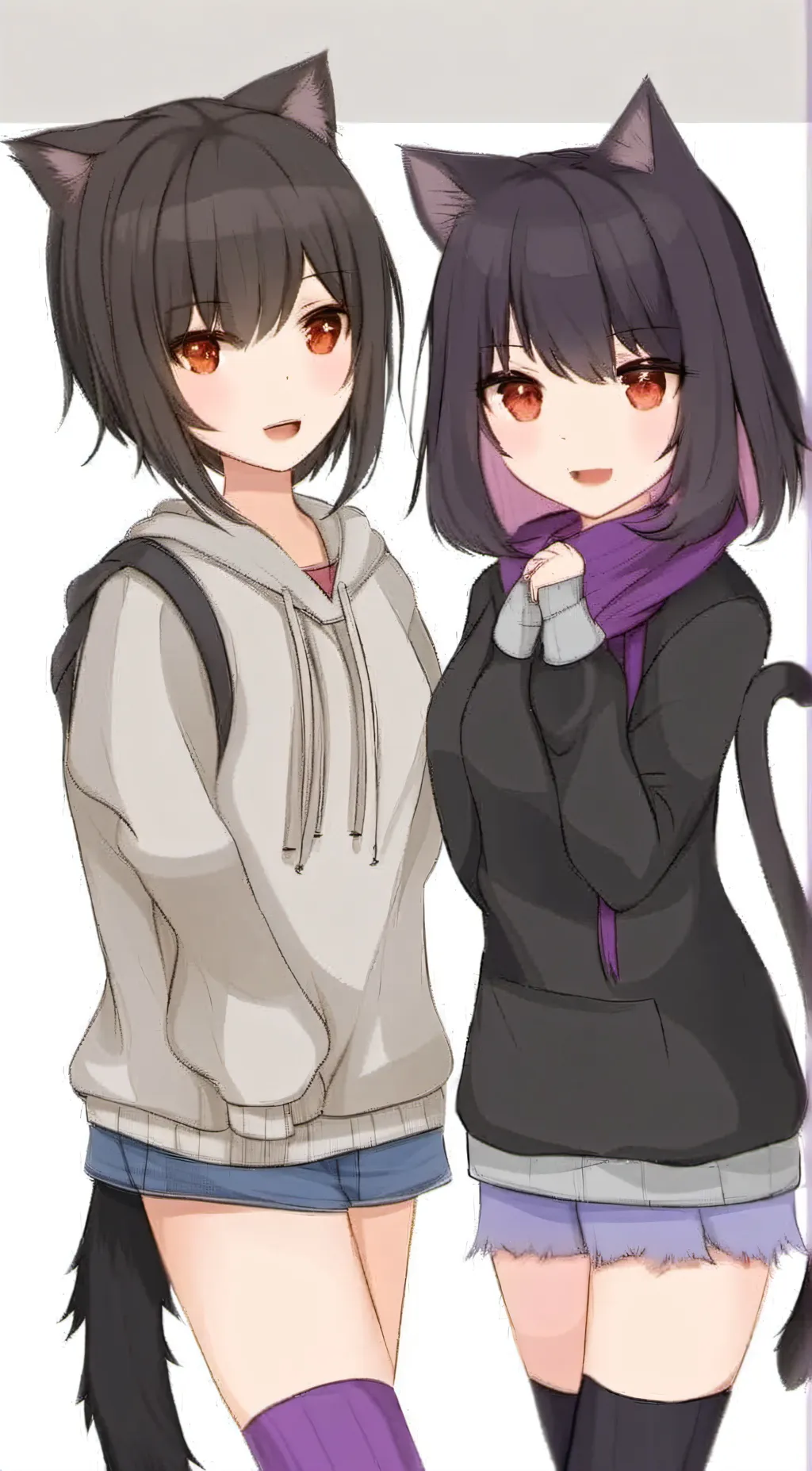 ai character: sophie and annie background