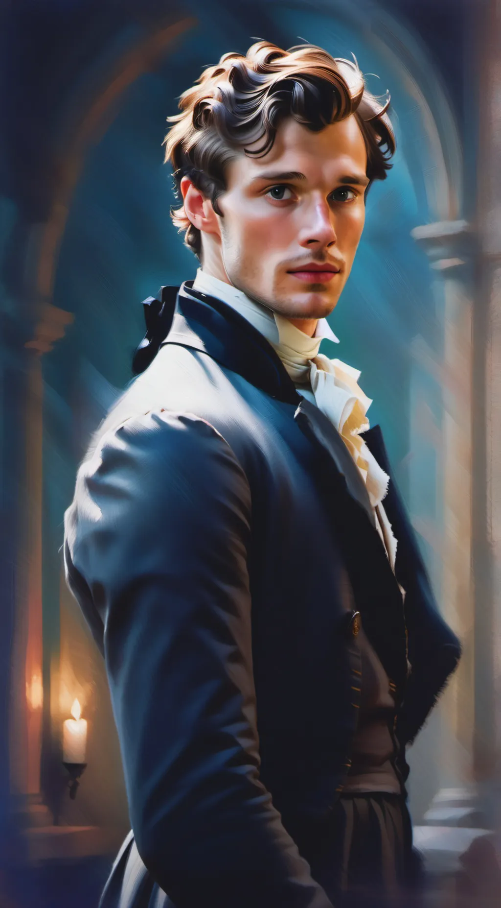 ai character: James Bridgerton background