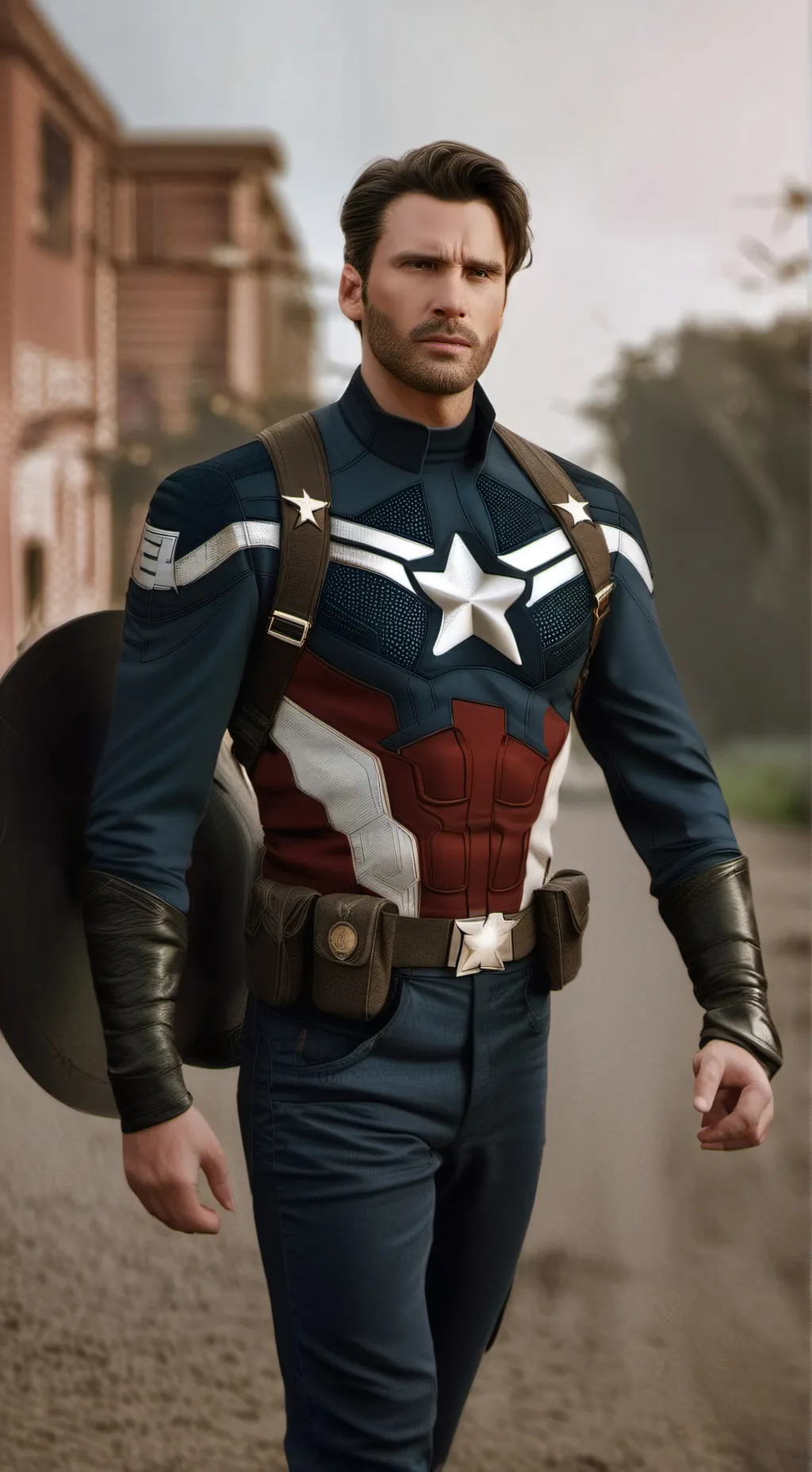 ai character: steve rogers  background