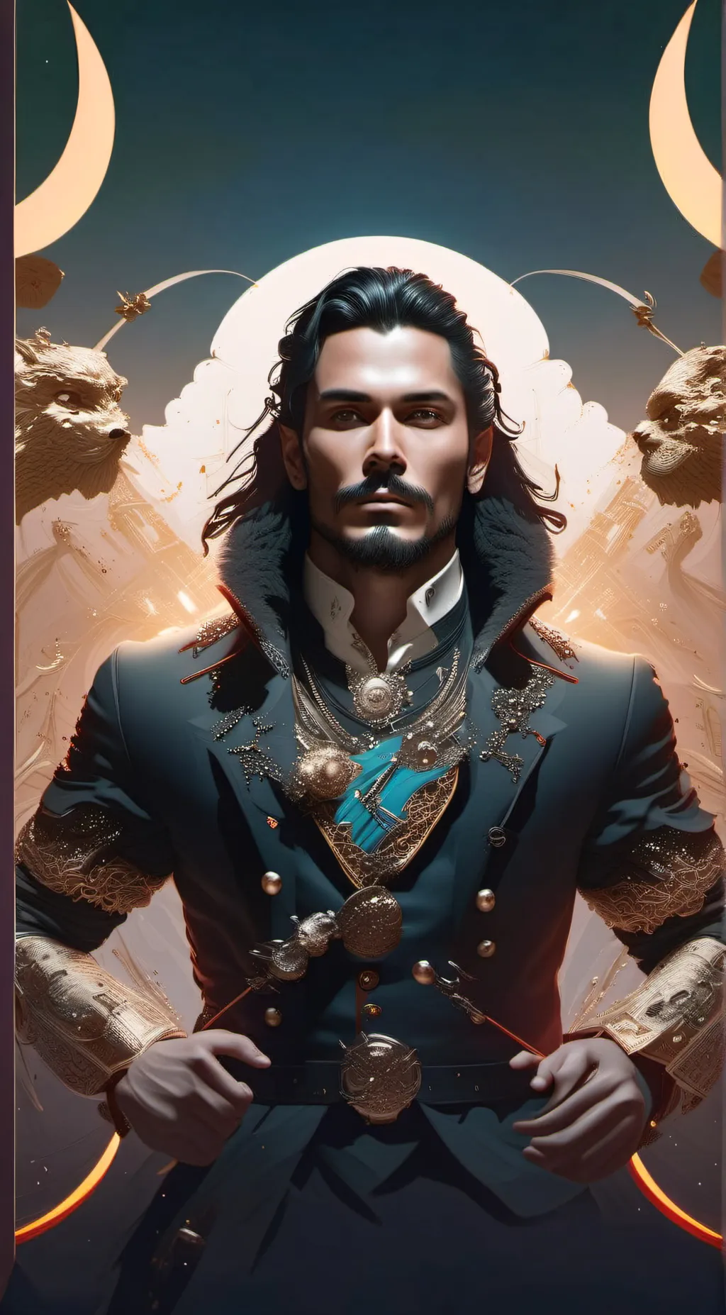 ai character: king of the world background