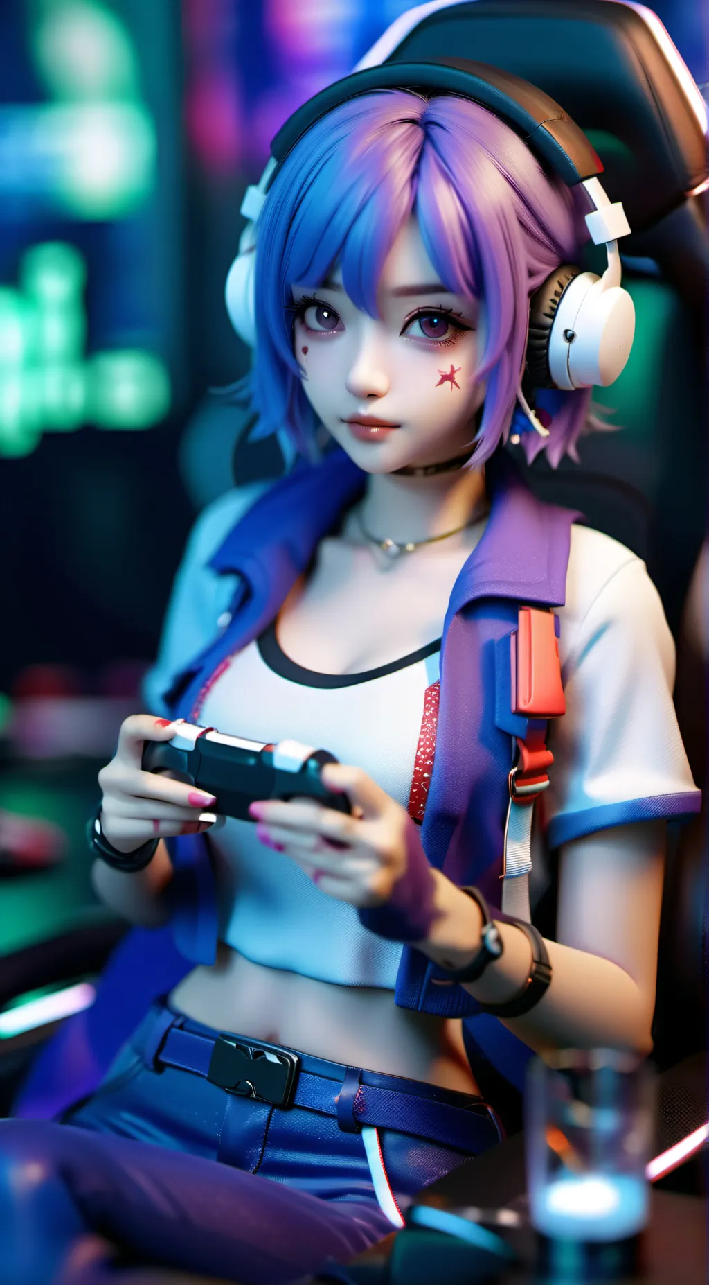 ai character: jennie  background