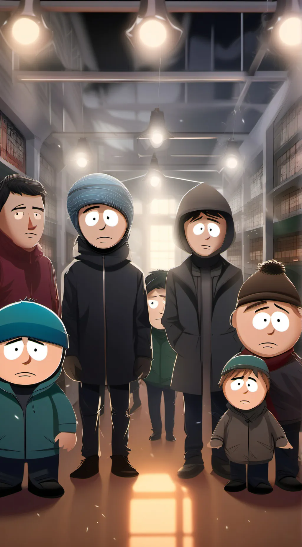 ai character: South park background