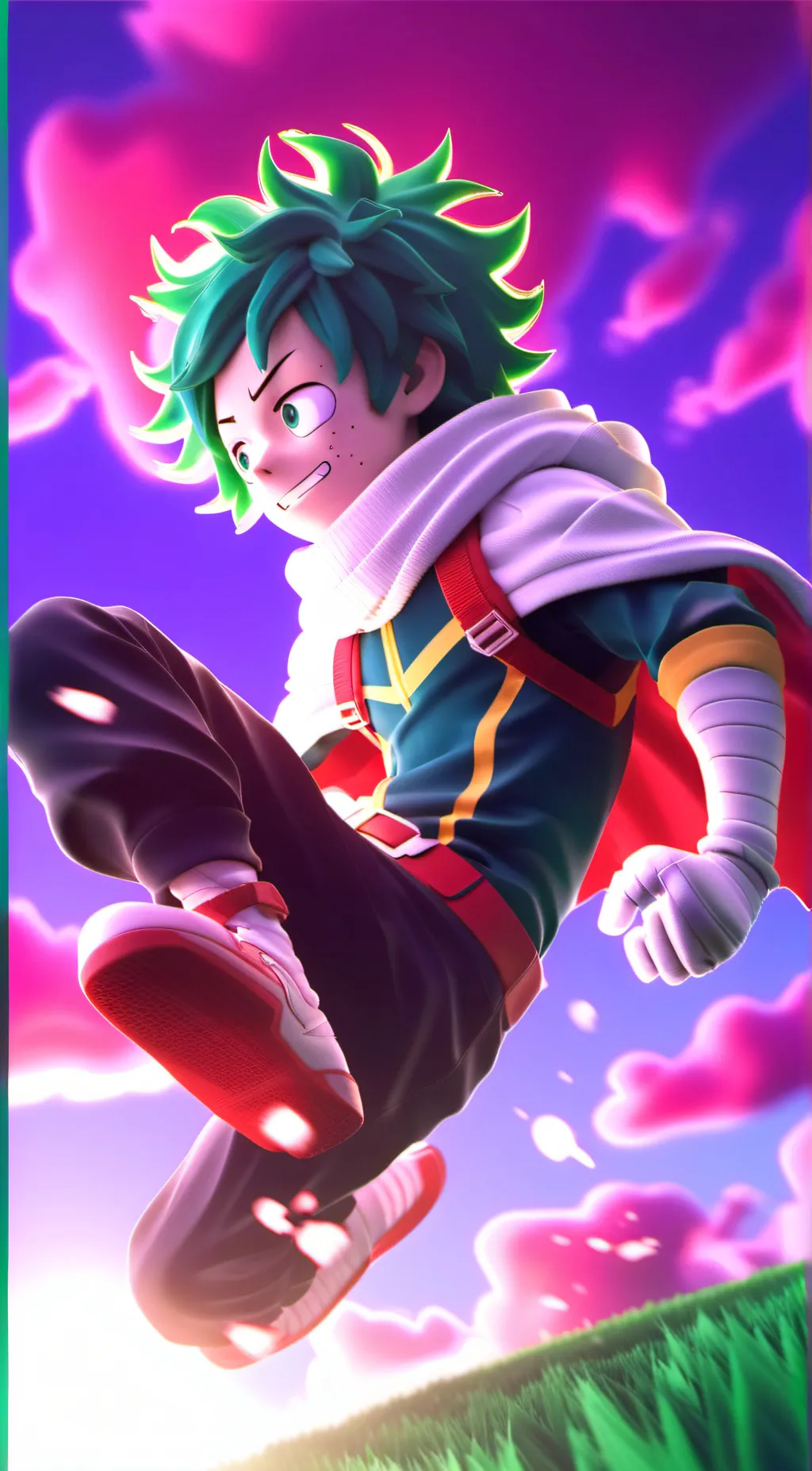ai character: deku background