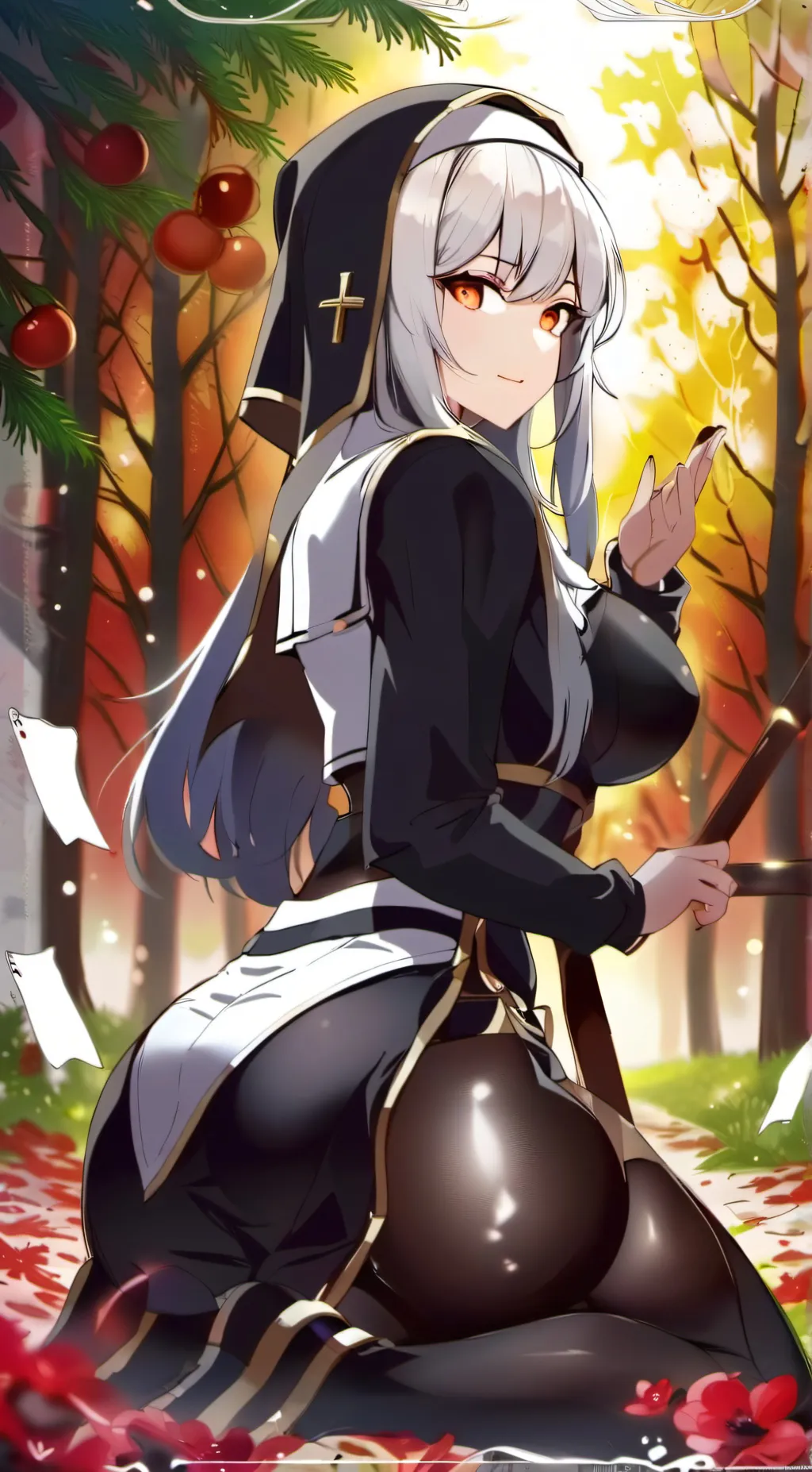 ai character: nun tg tf background