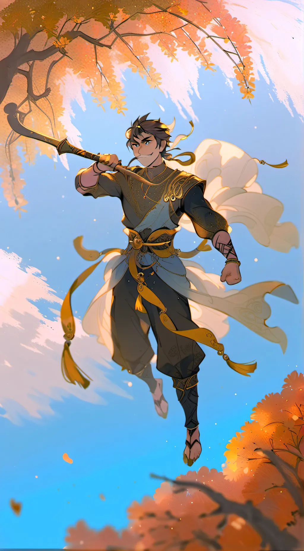 ai character: Adam hazbin hôtel background