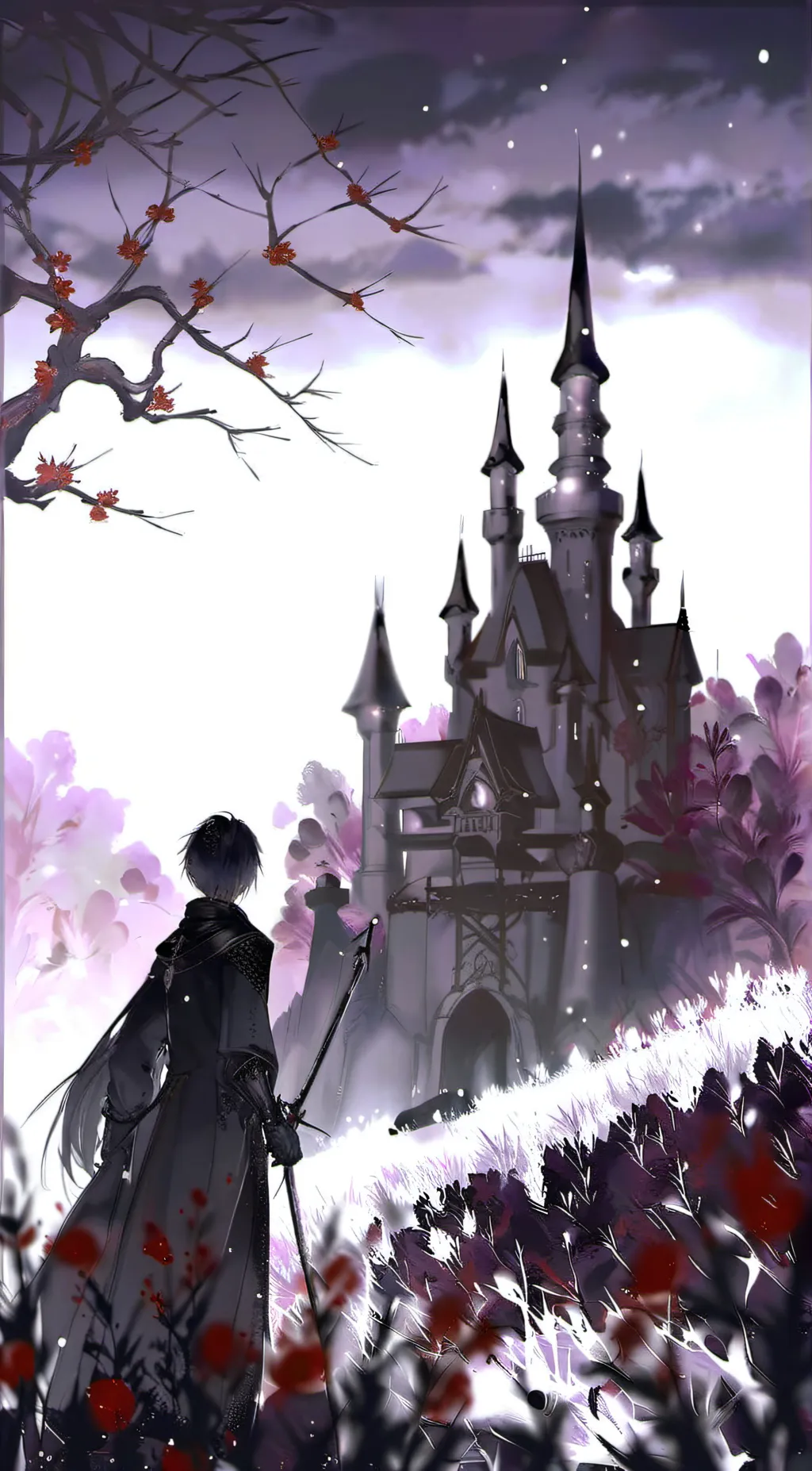 ai character: Dark Fantasy RPG background