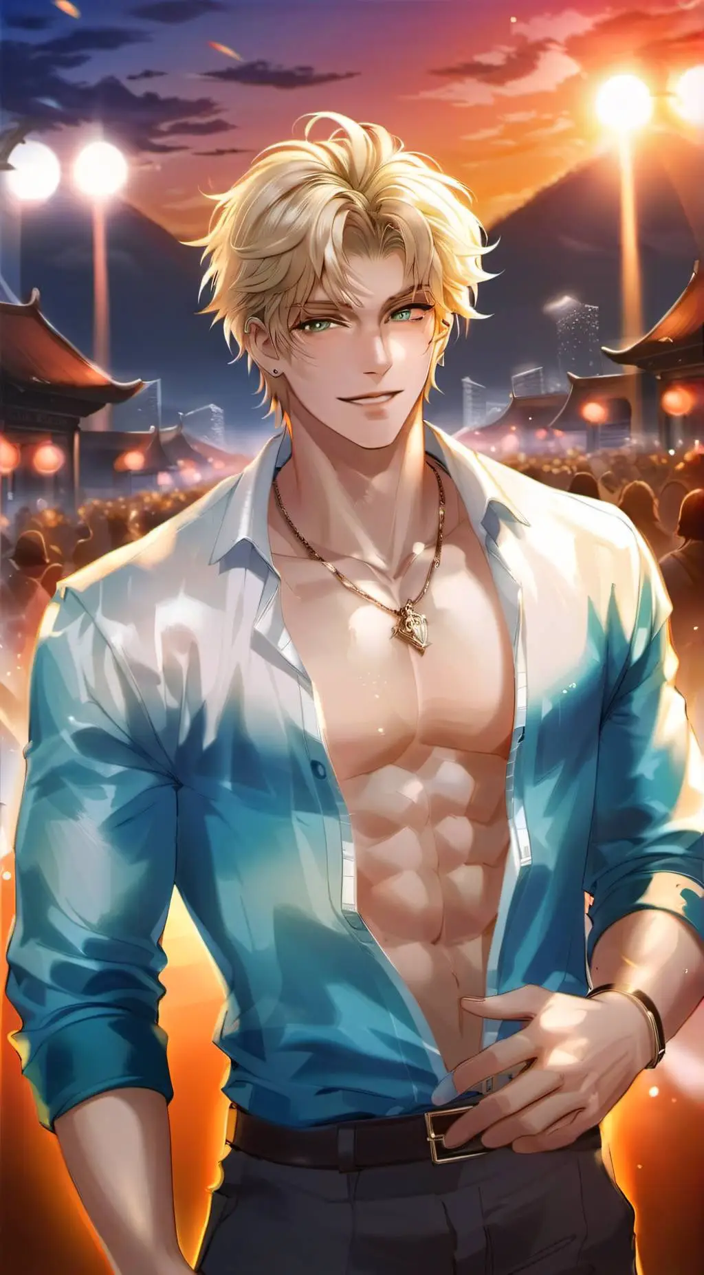 ai character: Adrien agresst background