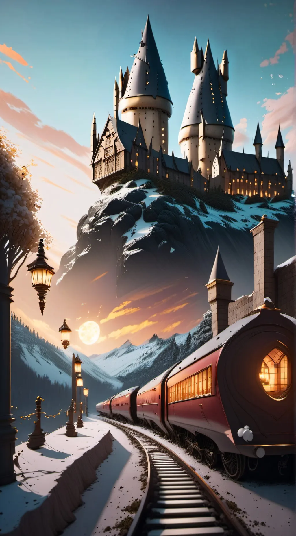 ai character: Hogwarts background