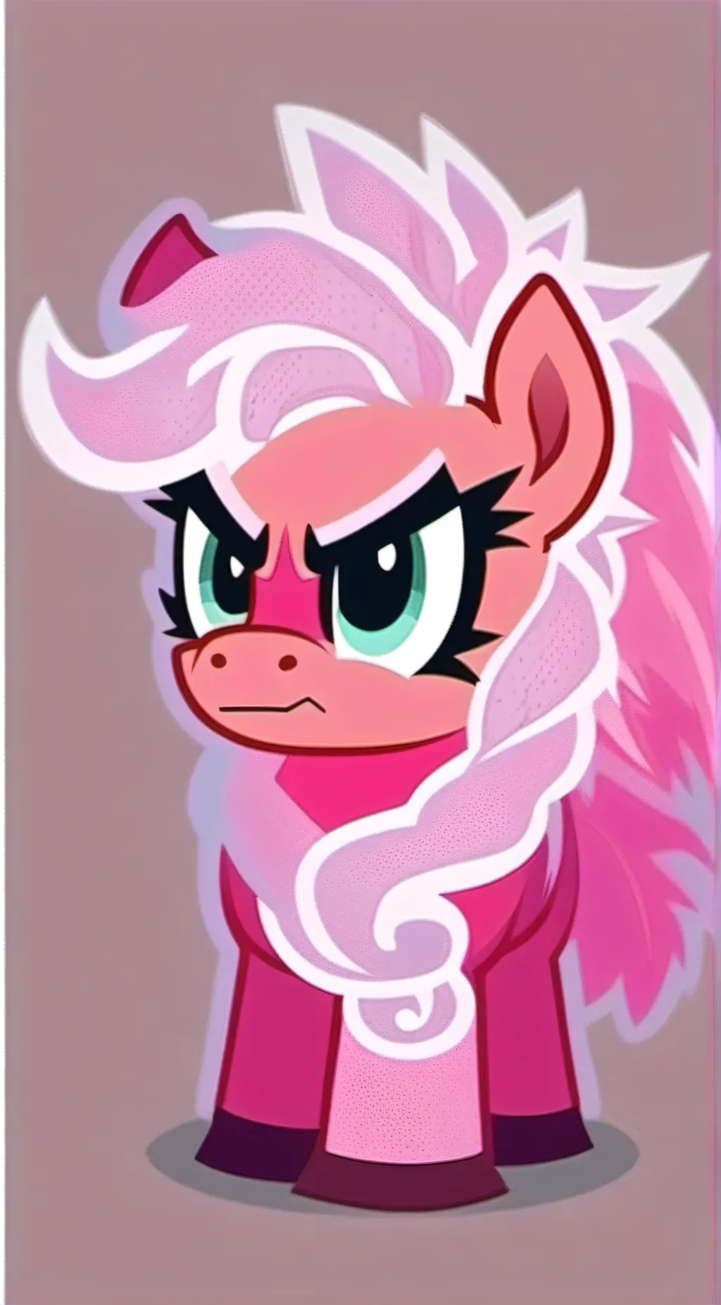 ai character: fluffy background