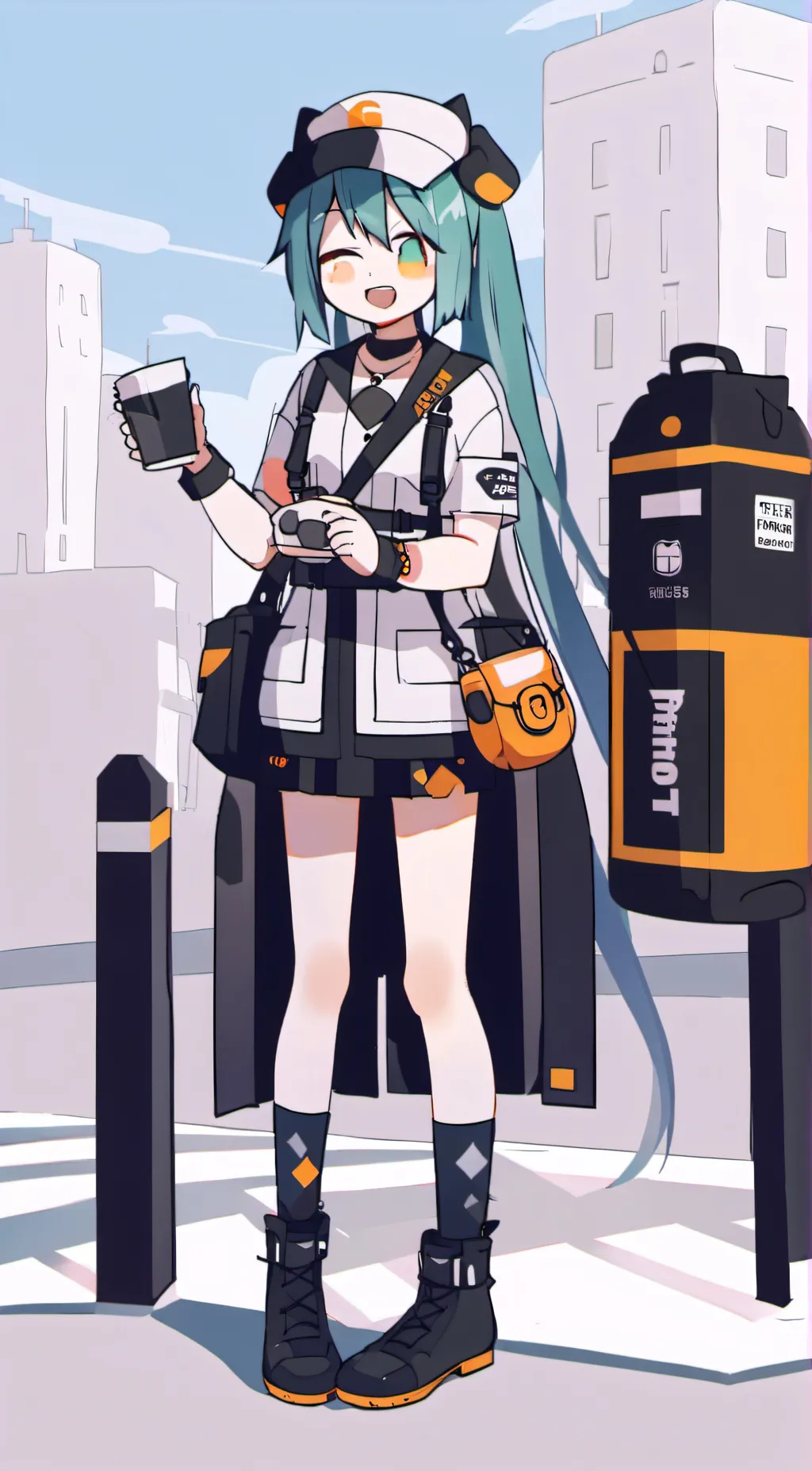 ai character: hatsune miku background
