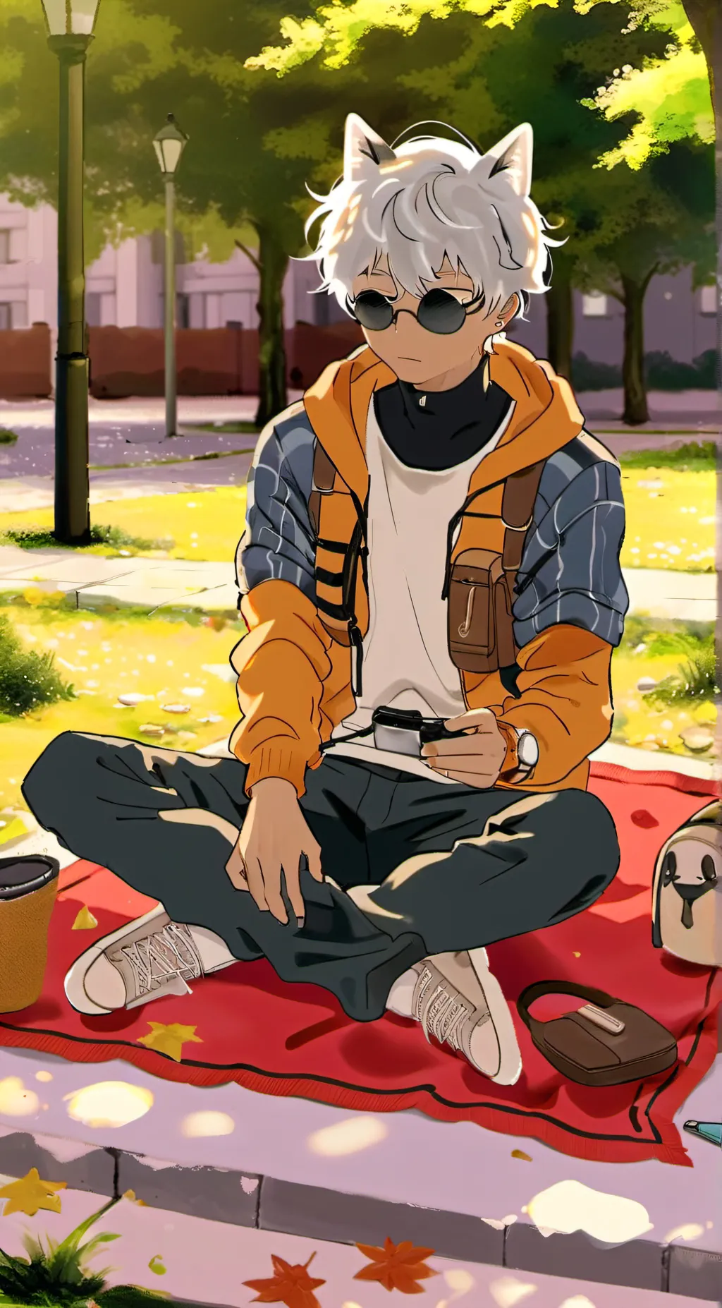 ai character: mark background