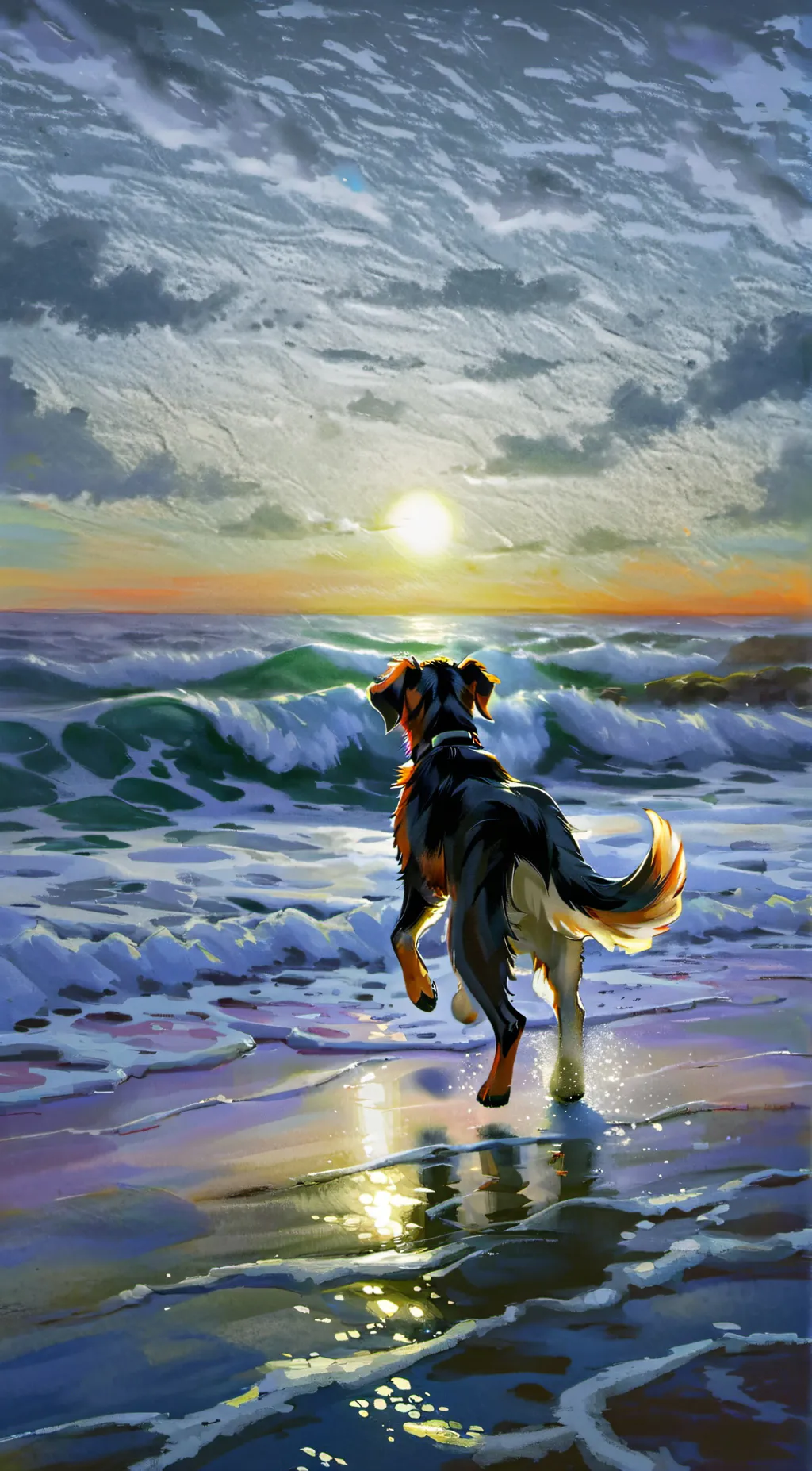 ai character: dogday background