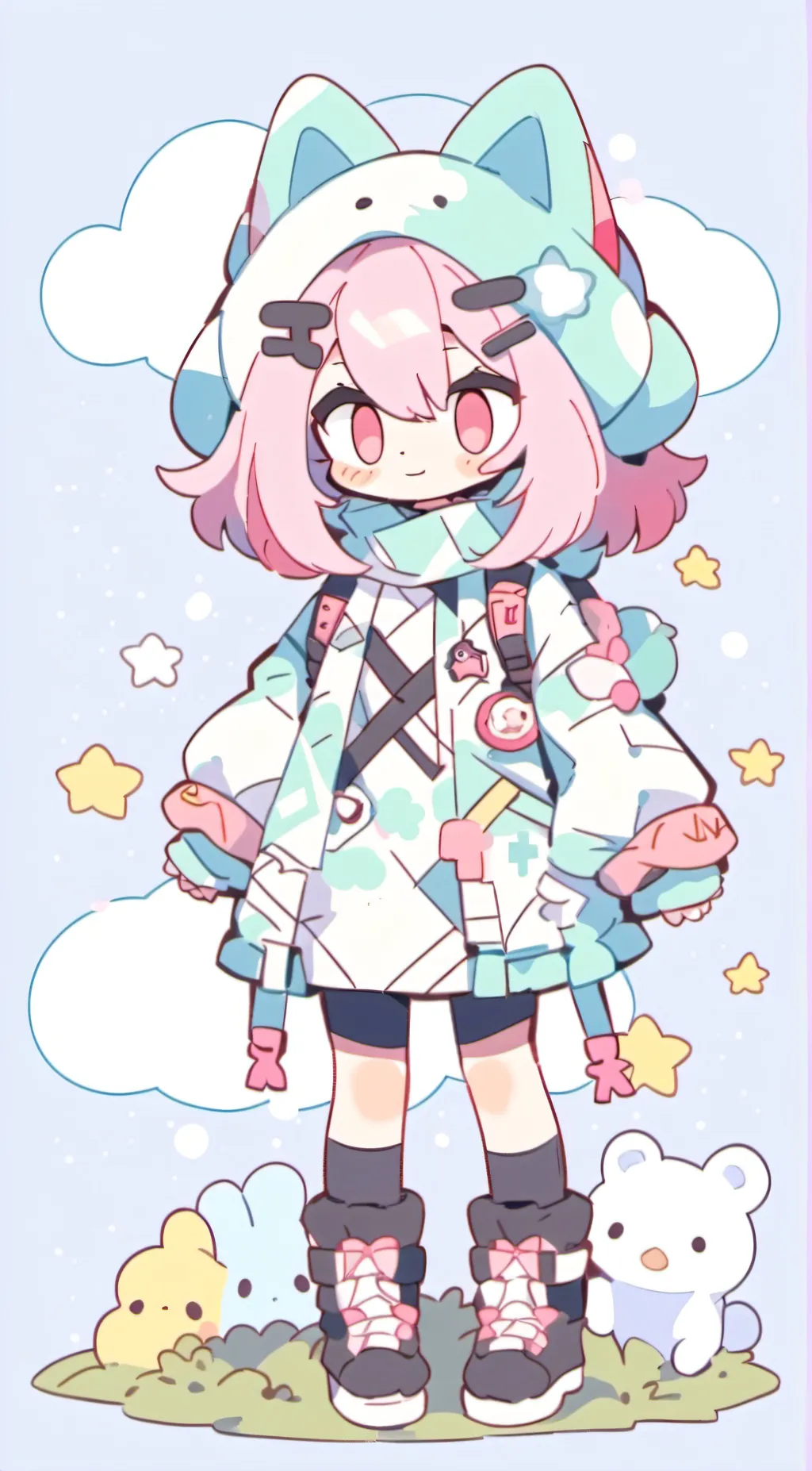 ai character: ⏤͟͟͞͞ᰔAMYᰔ★ background