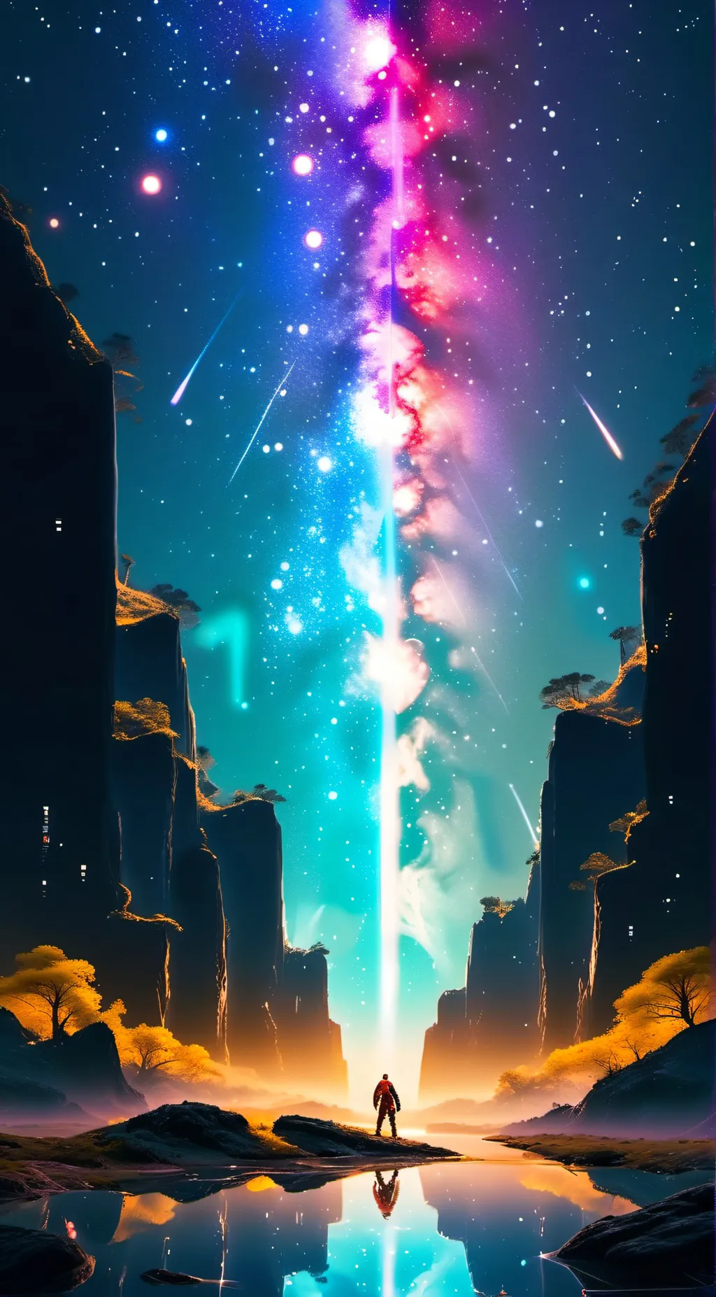 ai character: Nine(sonic prime)  background
