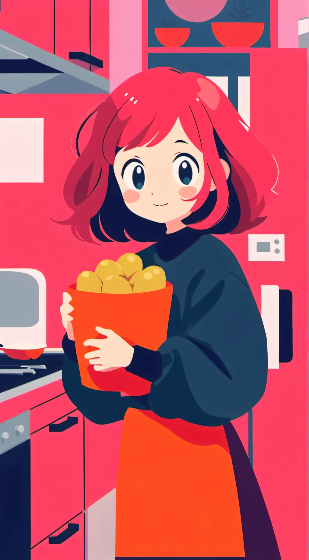 ai character: Kim background