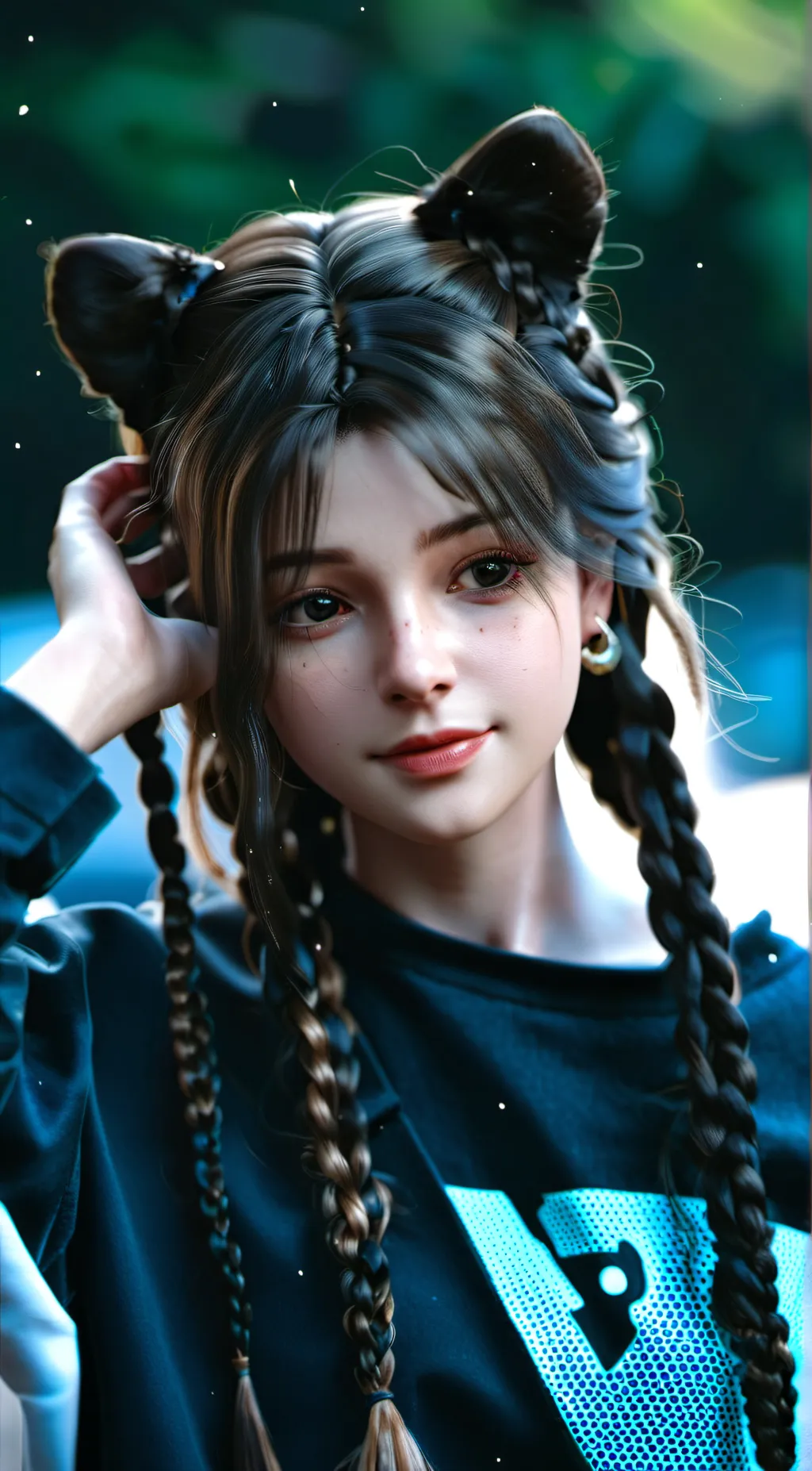ai character: Zoey background