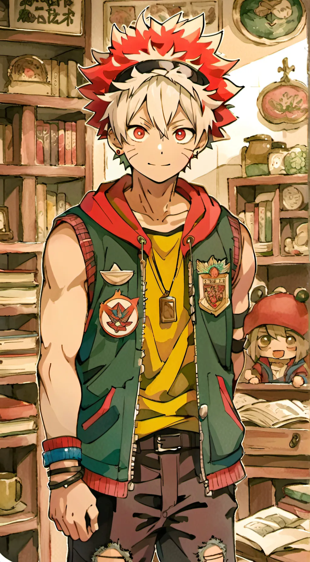 ai character: bakugou background