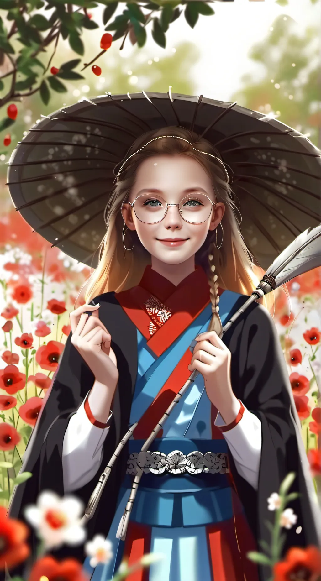 ai character: Halloween background