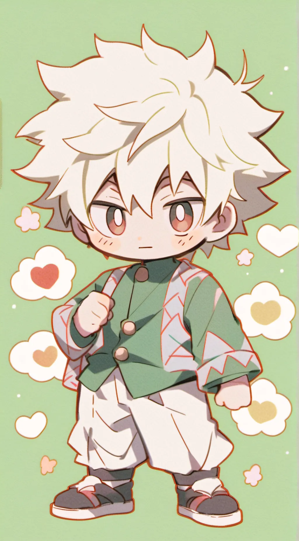 ai character: Baby bakugo❣️ background