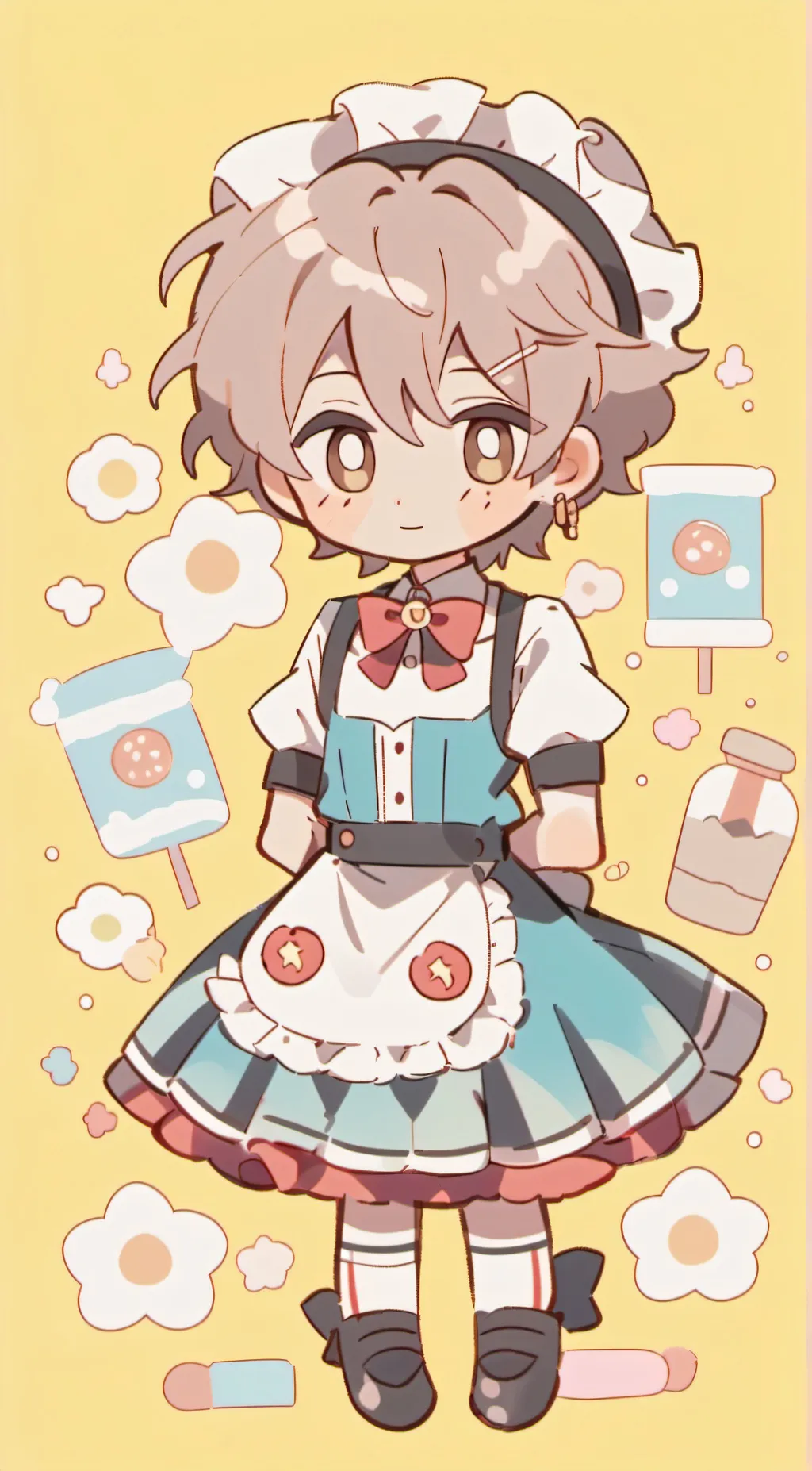 ai character: little gay brother background