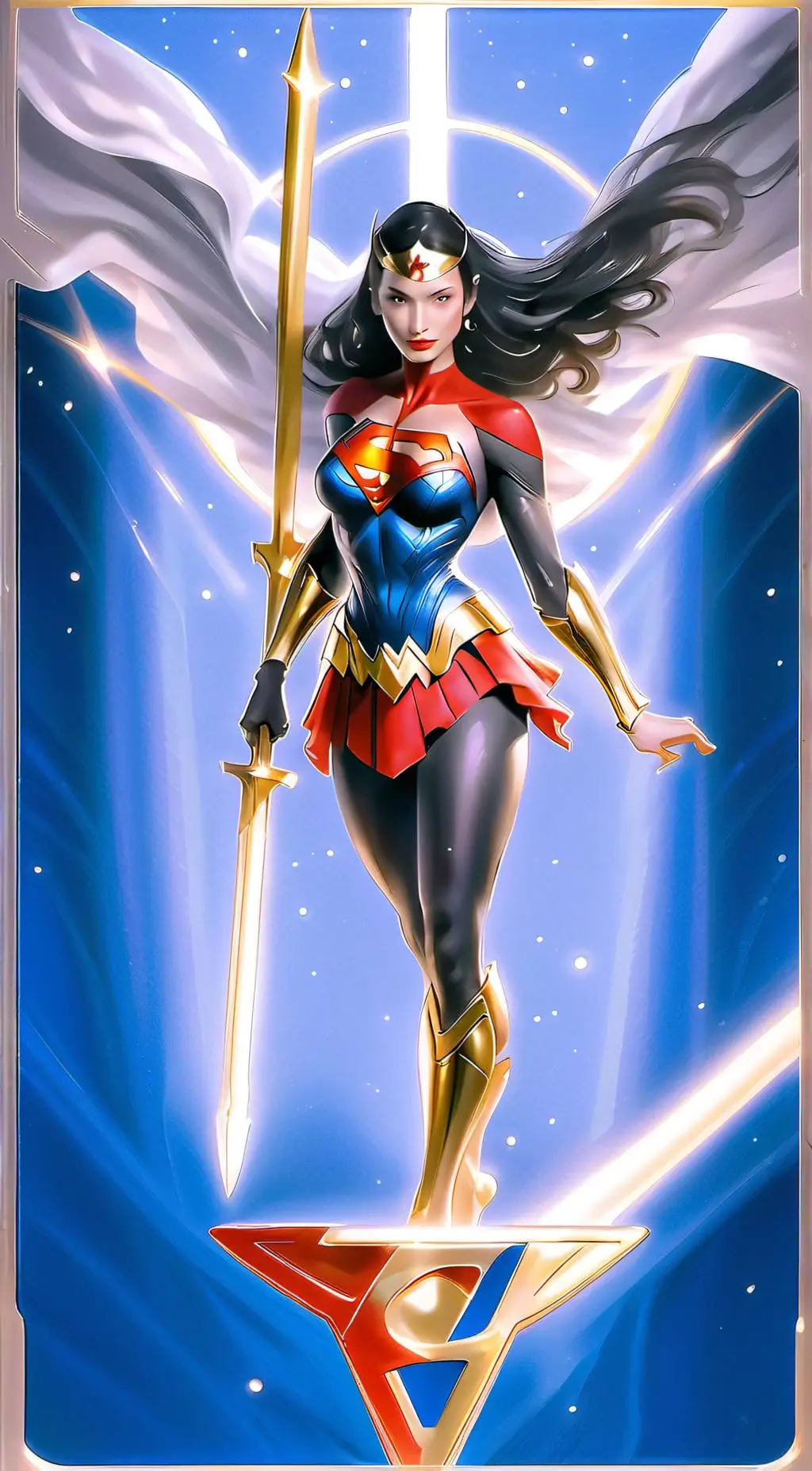ai character: justice league  background