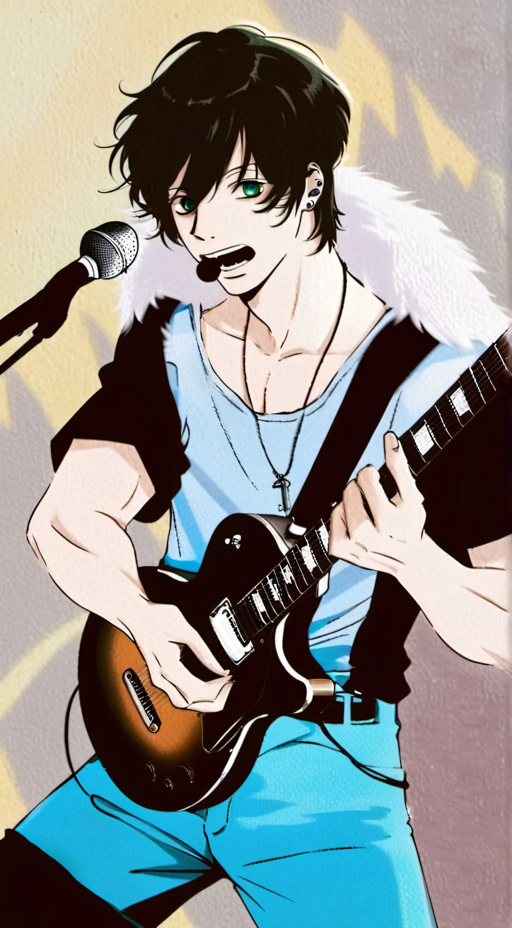 ai character: Livingston  background