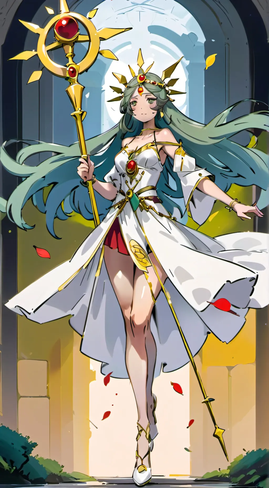 ai character: Palutena background
