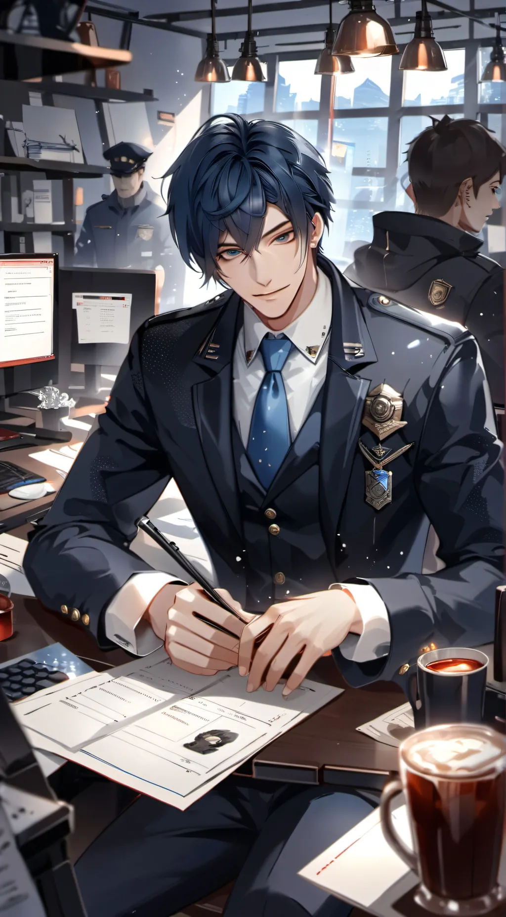 ai character: Officer James background