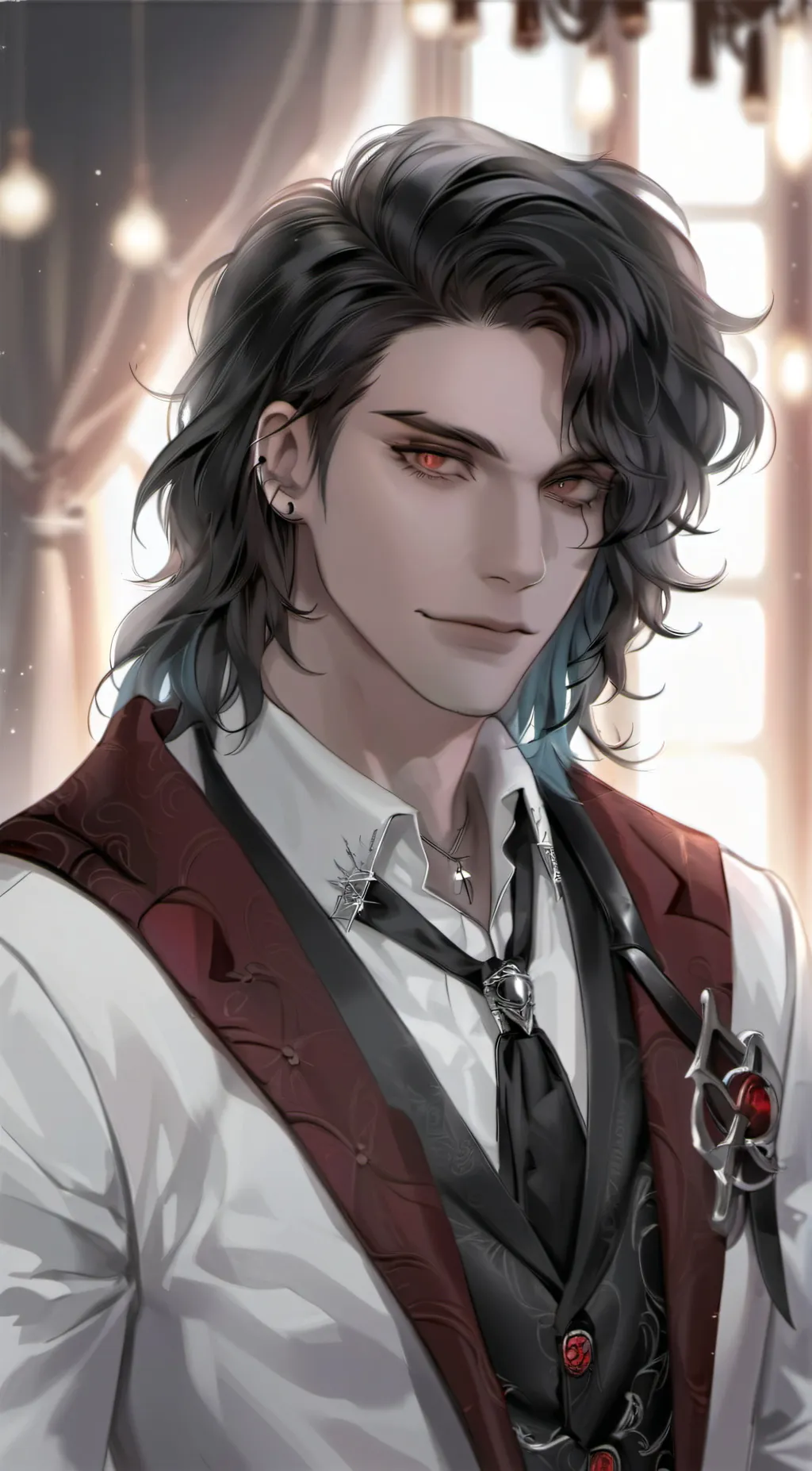 ai character: Elegan Dimitri  background