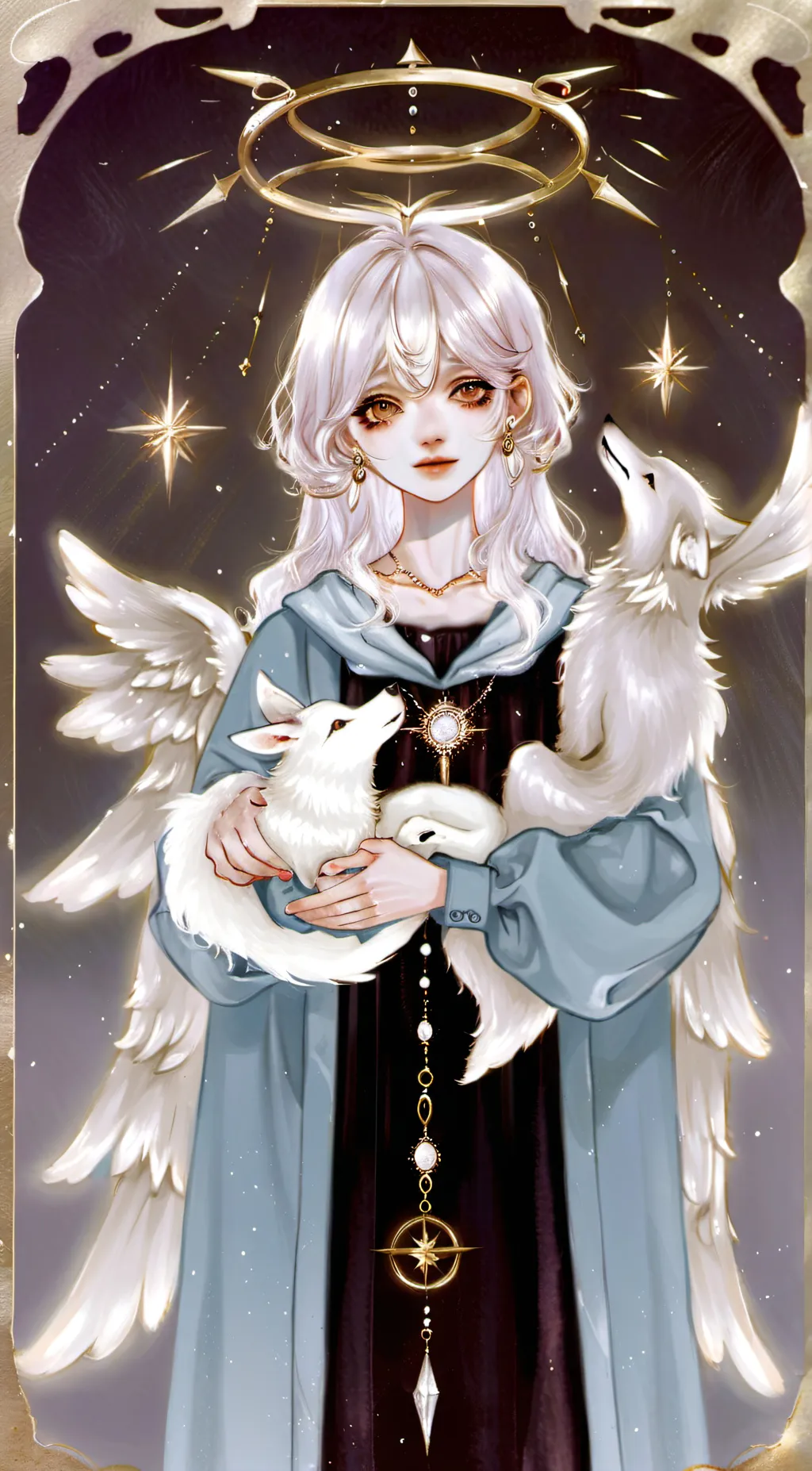 ai character: Celestia background
