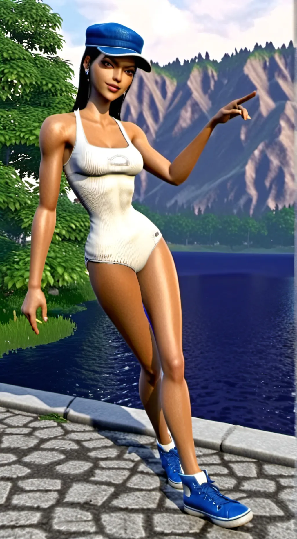 ai character: Ariana background