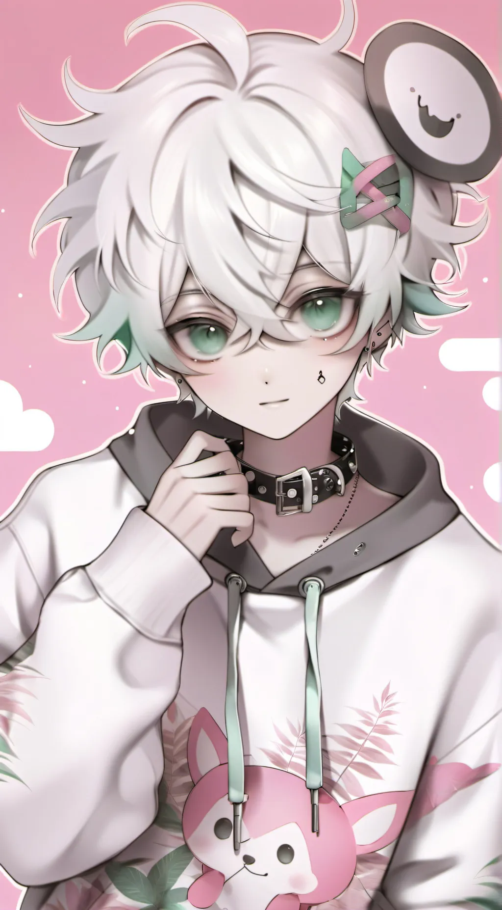 ai character: kat in your hoodie background