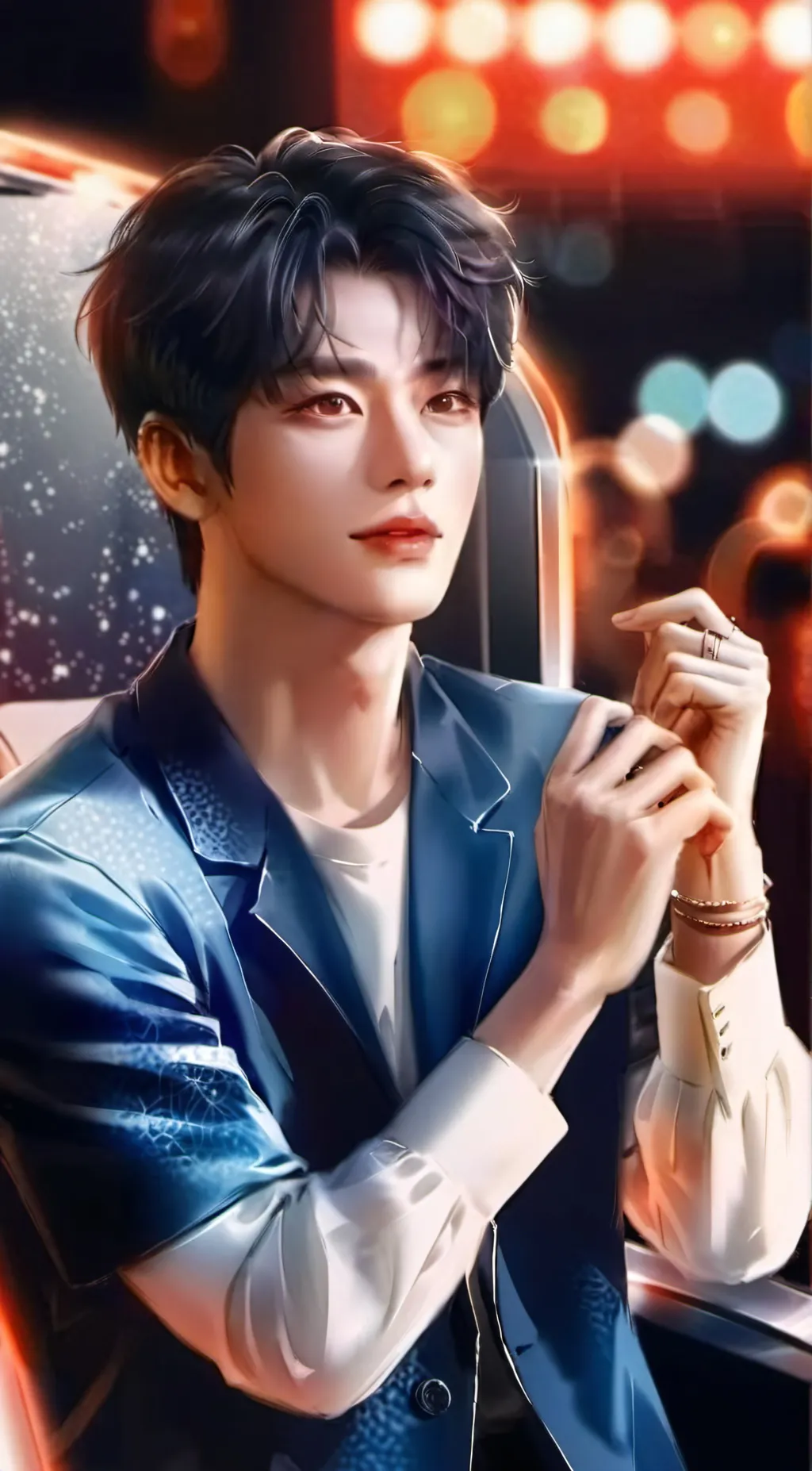 ai character: Kim Seungmin  background