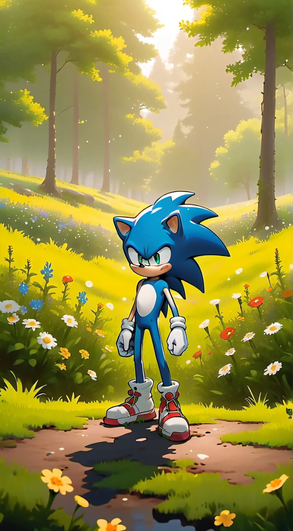 ai character: Sonic background