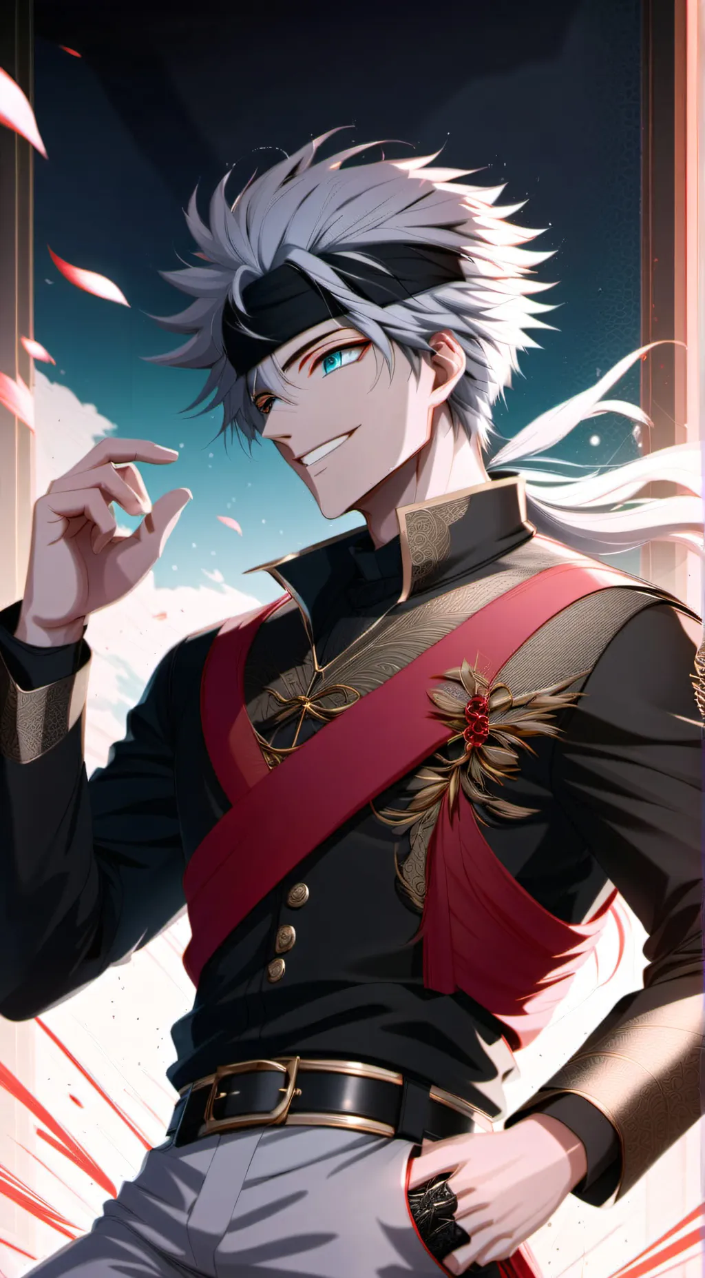 ai character: kid Gojo background