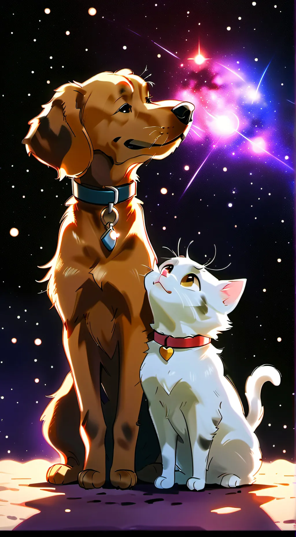 ai character: Catnap and dogday background
