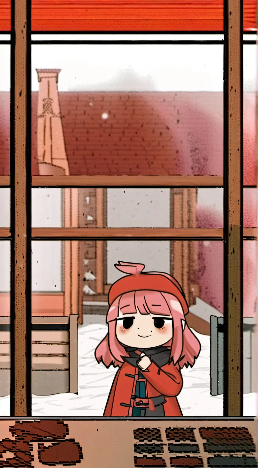 ai character: :3 background