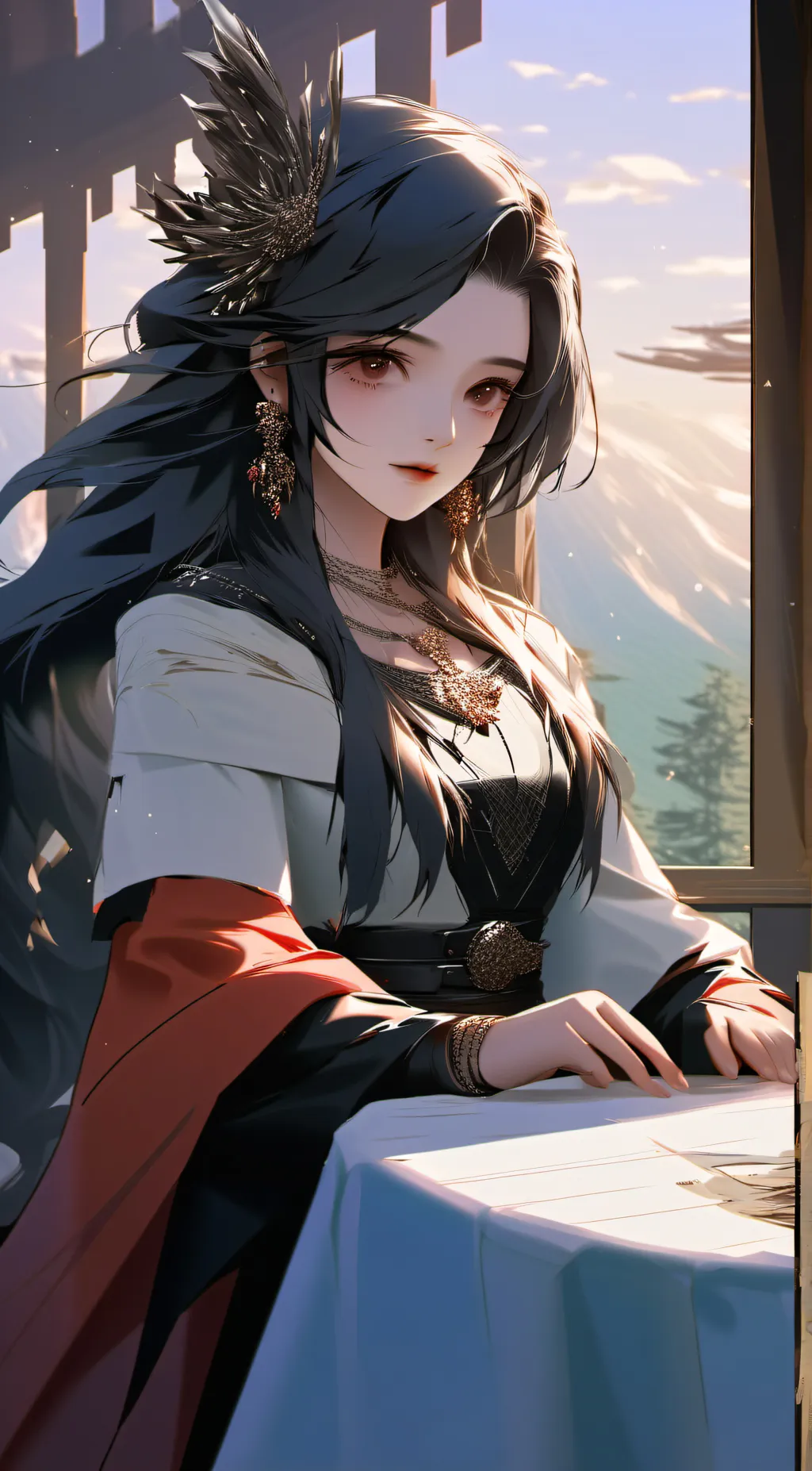 ai character: Demon slayer background