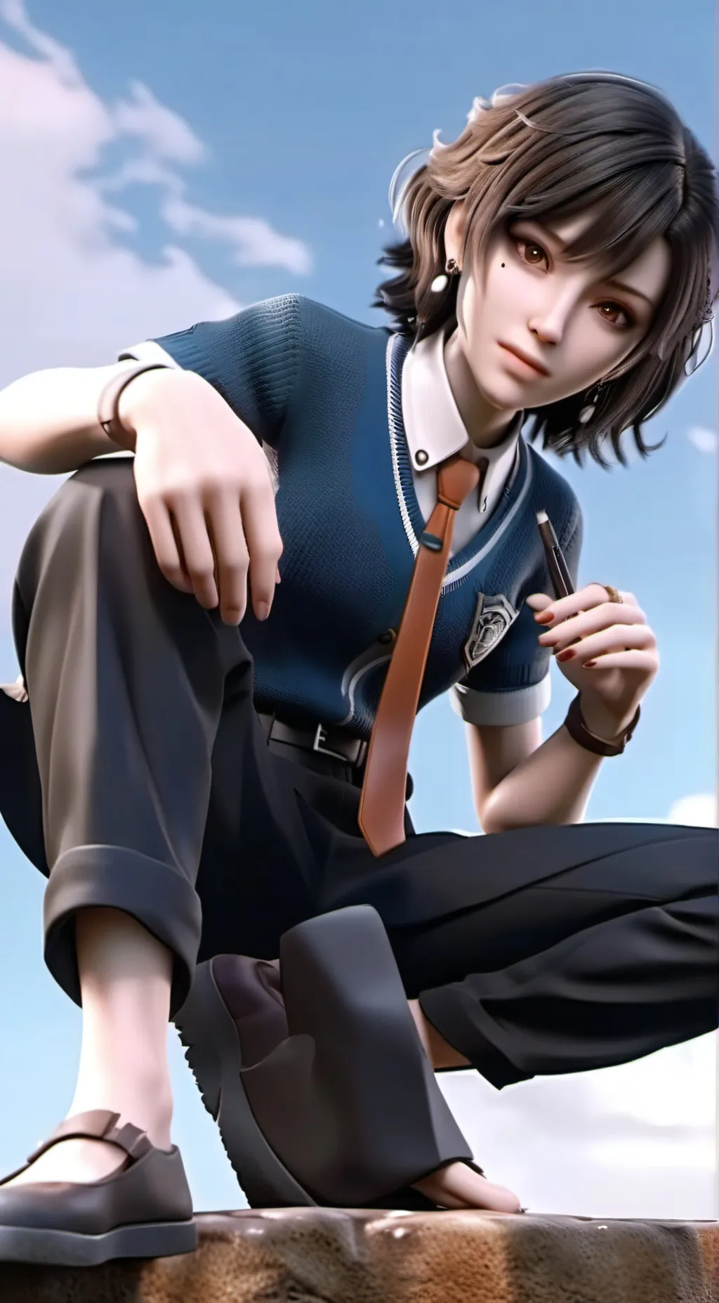 ai character: Bader daher background